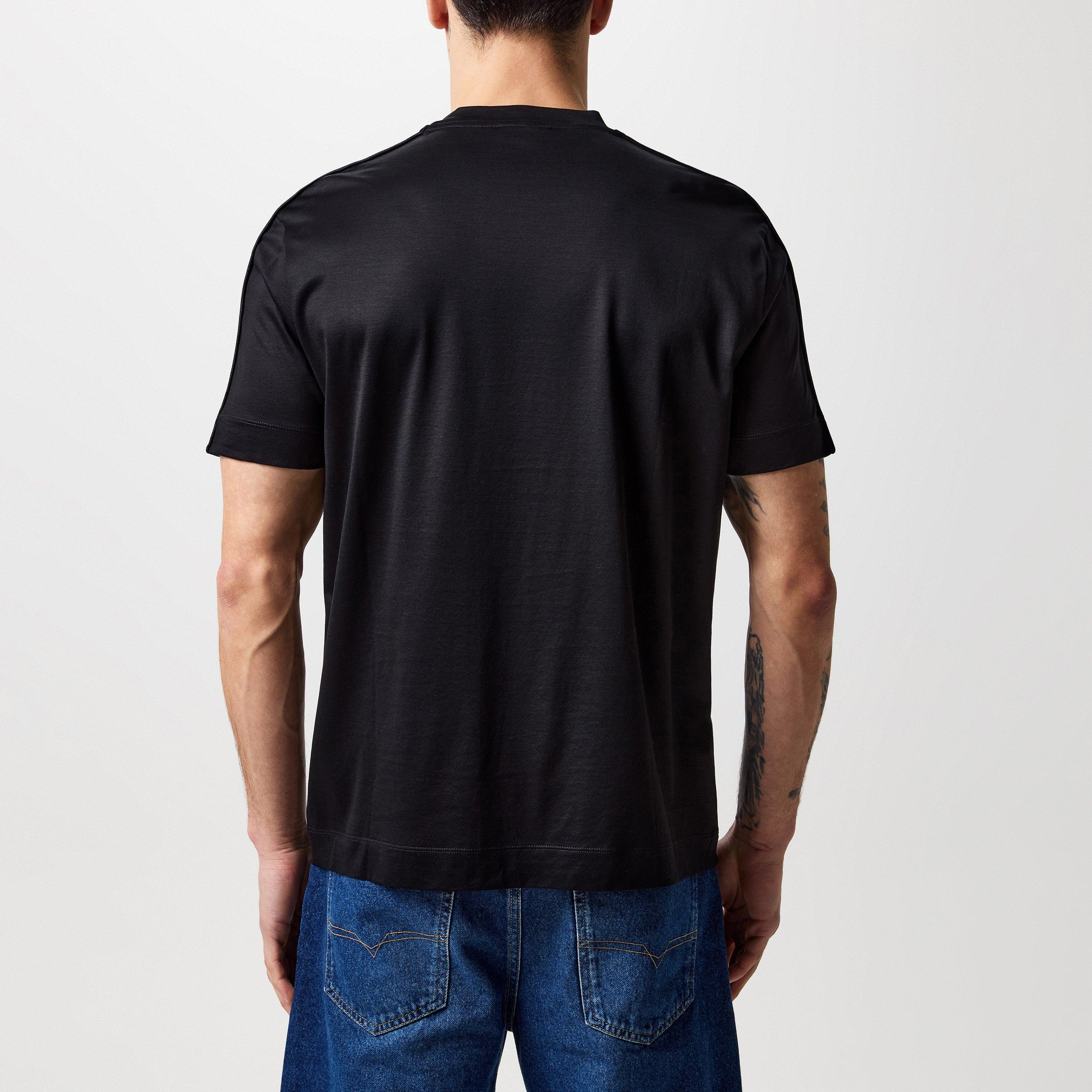 Black - Emporio Armani - Logo Tape T-Shirt - 4