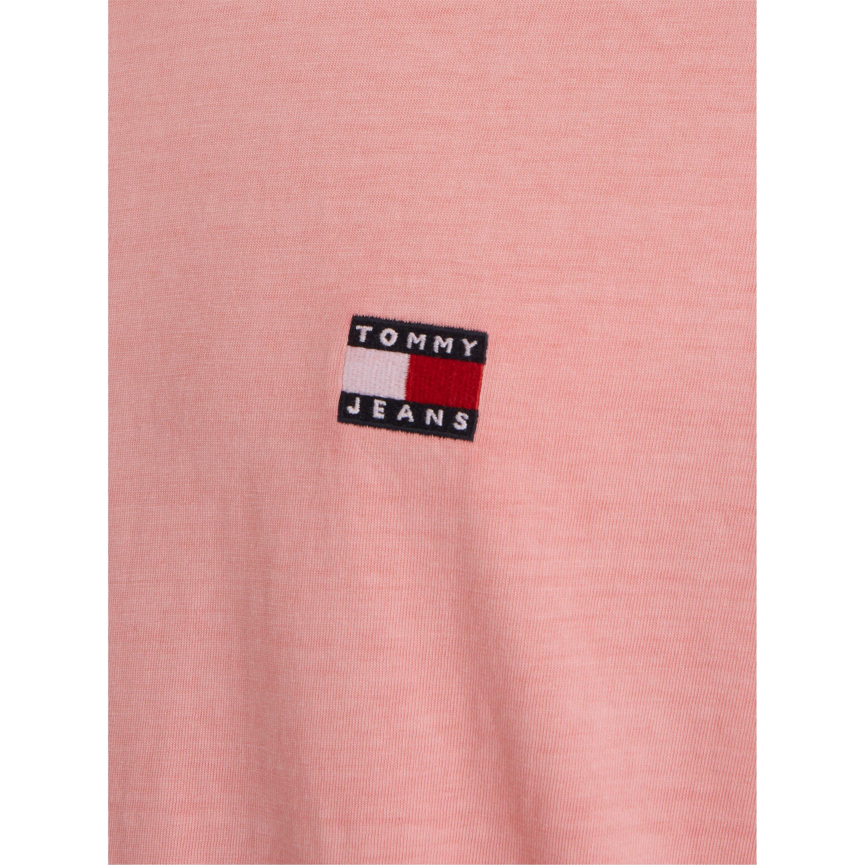 Pink TIC - Tommy Jeans - Men's Washed Badge Regular Fit T-Shirt - 4