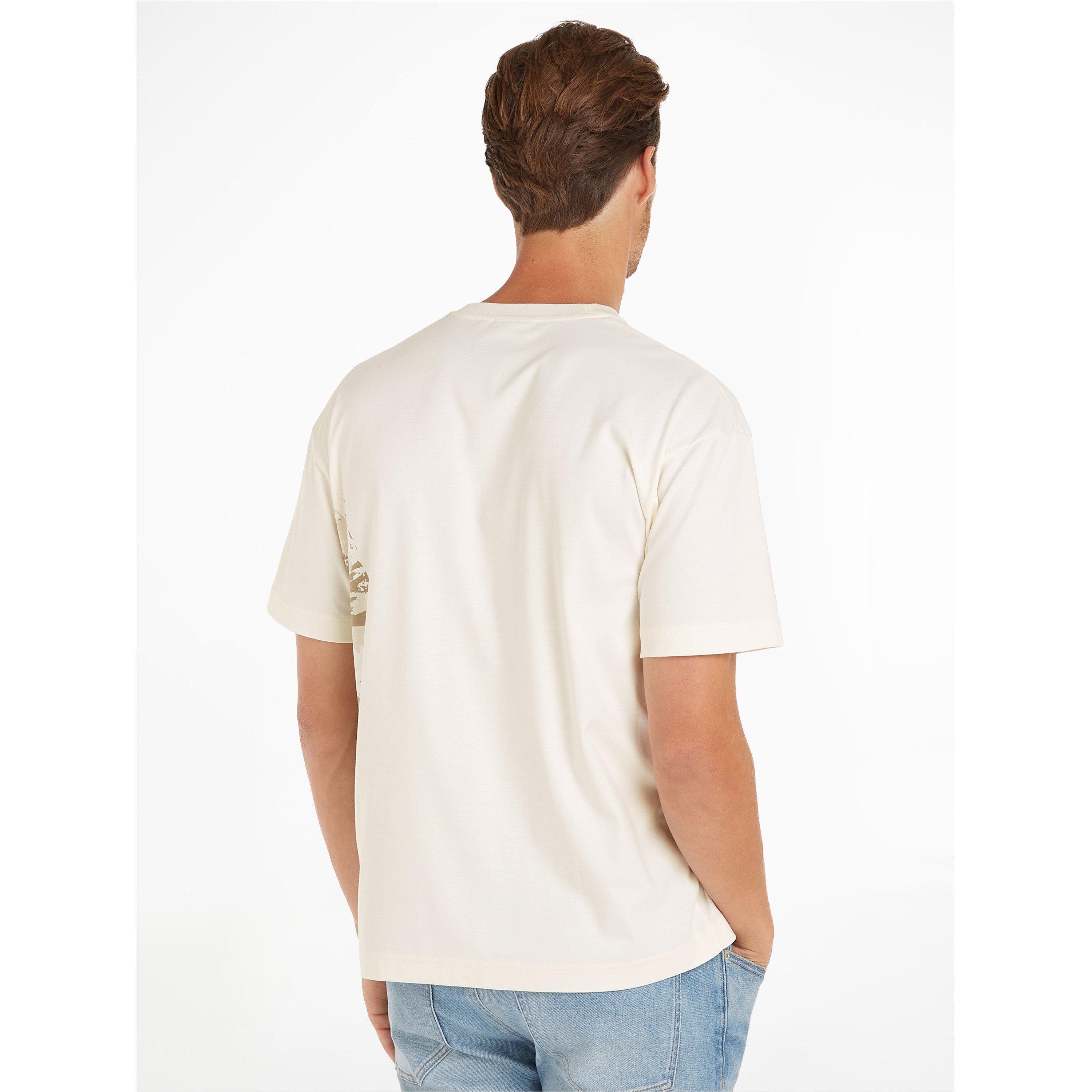 Egret - Calvin Klein - Flower Graphic T-Shirt - 3