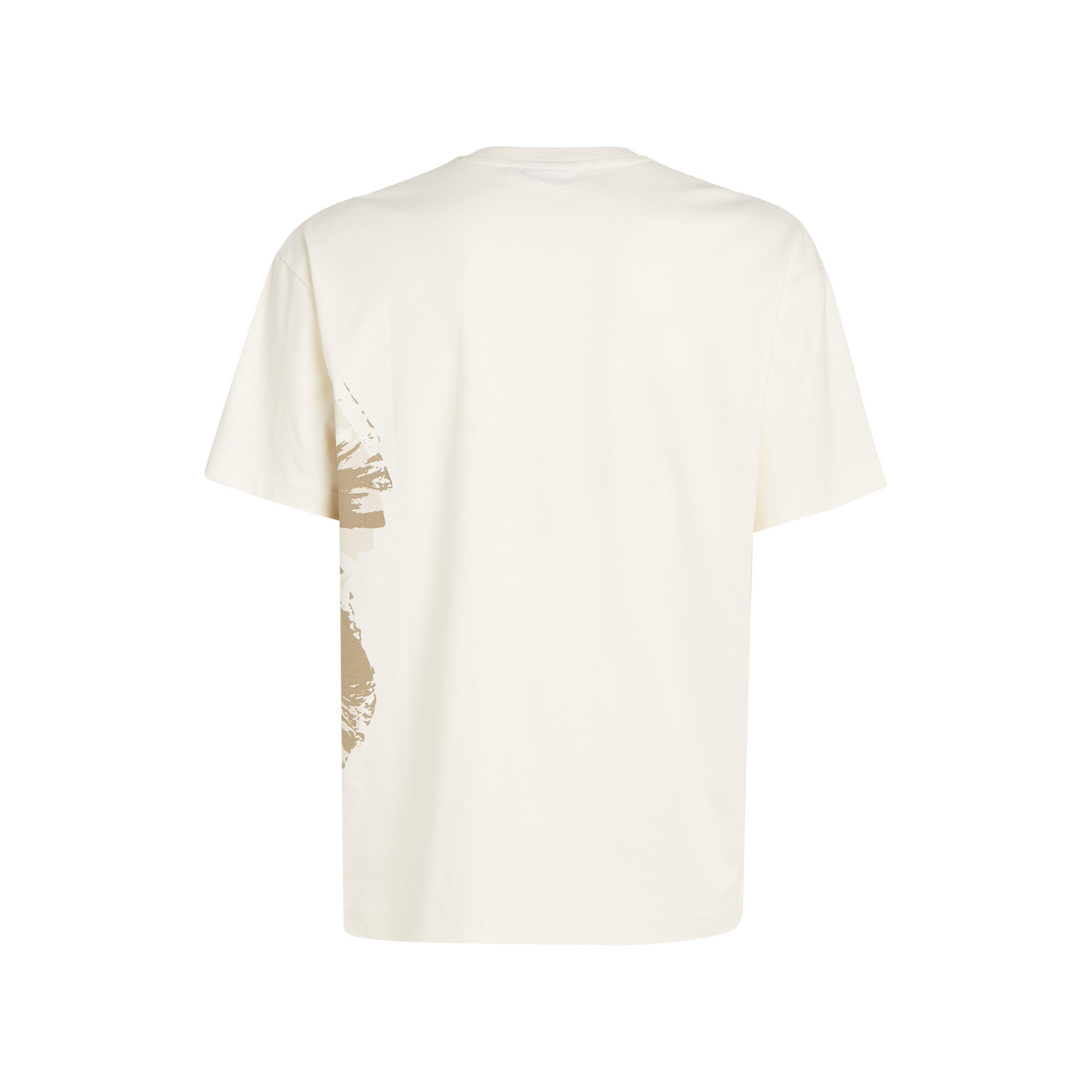 Egret - Calvin Klein - Flower Graphic T-Shirt - 6