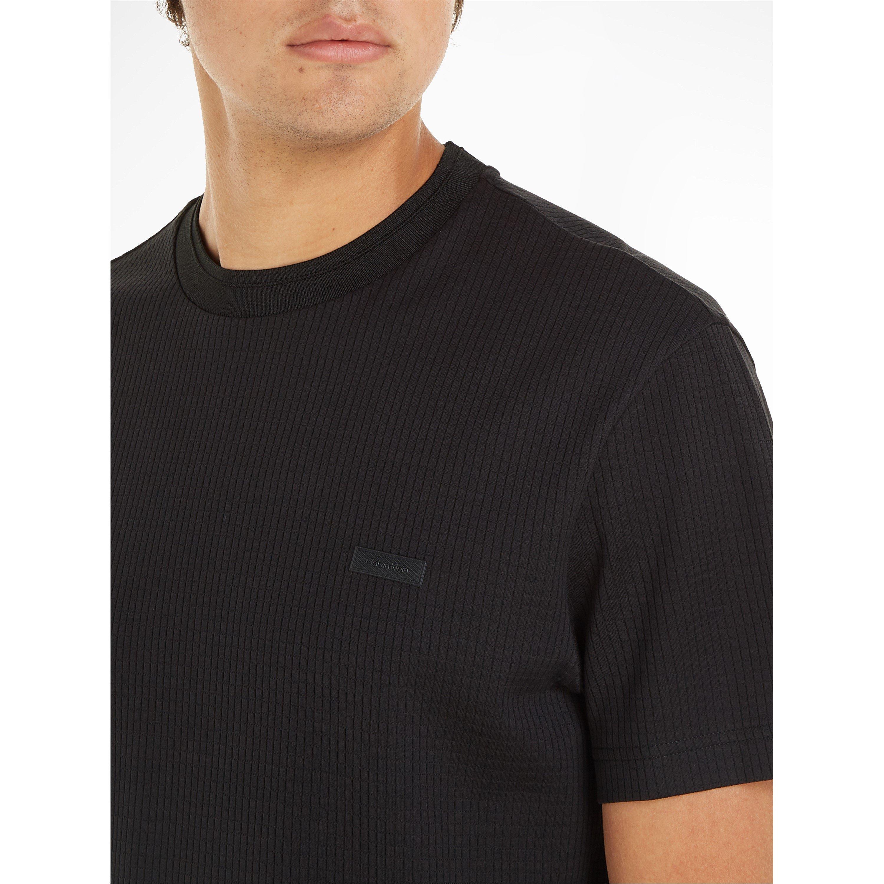 CK Black - Calvin Klein - Men's Mercerized Regular Fit T-Shirt - 4