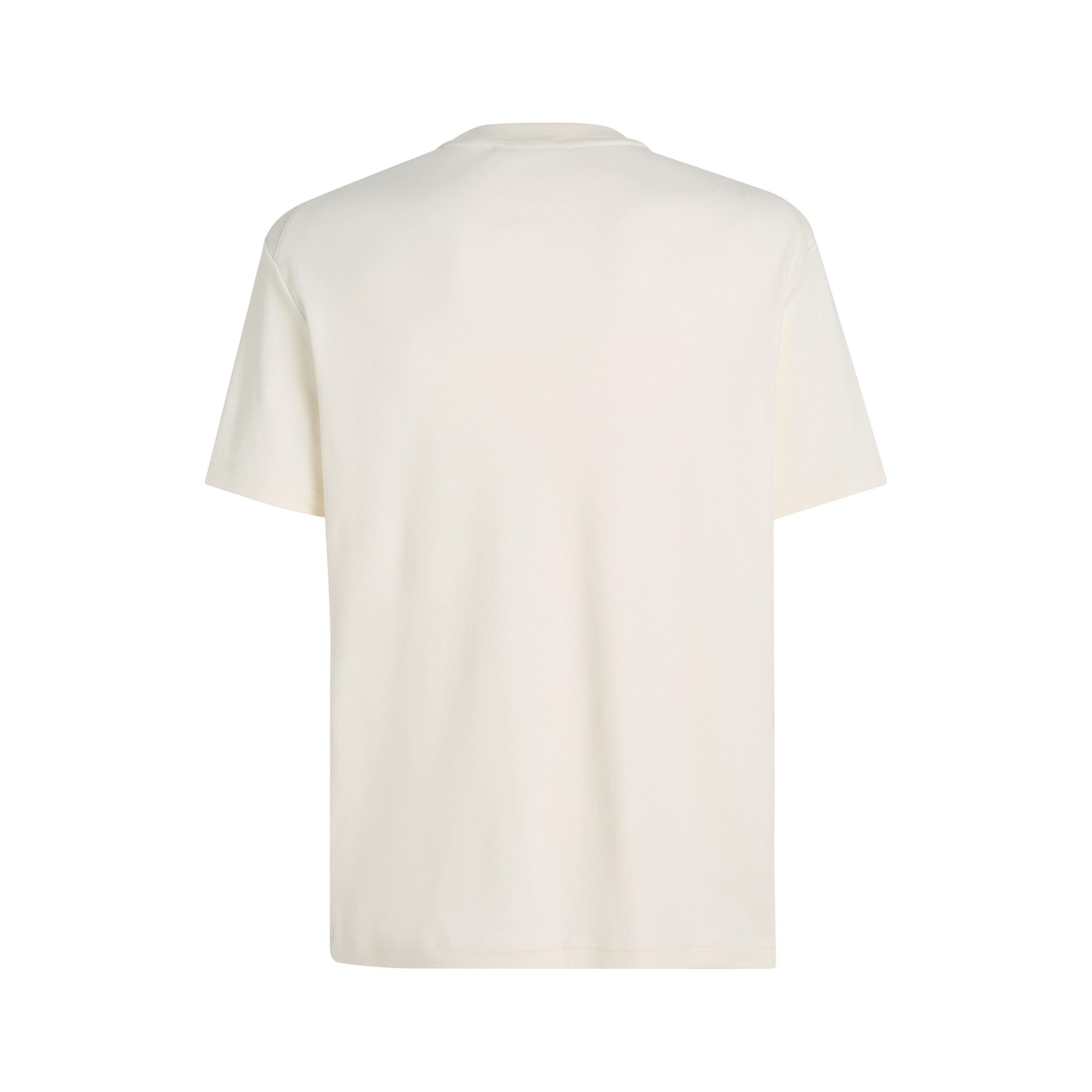 Egret - Calvin Klein - Men's Logo Embroidered Regular Fit T-Shirt - 6