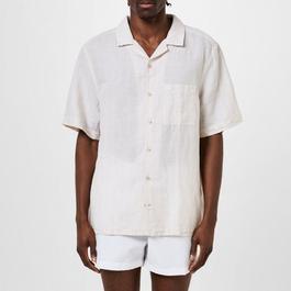 Calvin Klein Linen Stripe Shirt