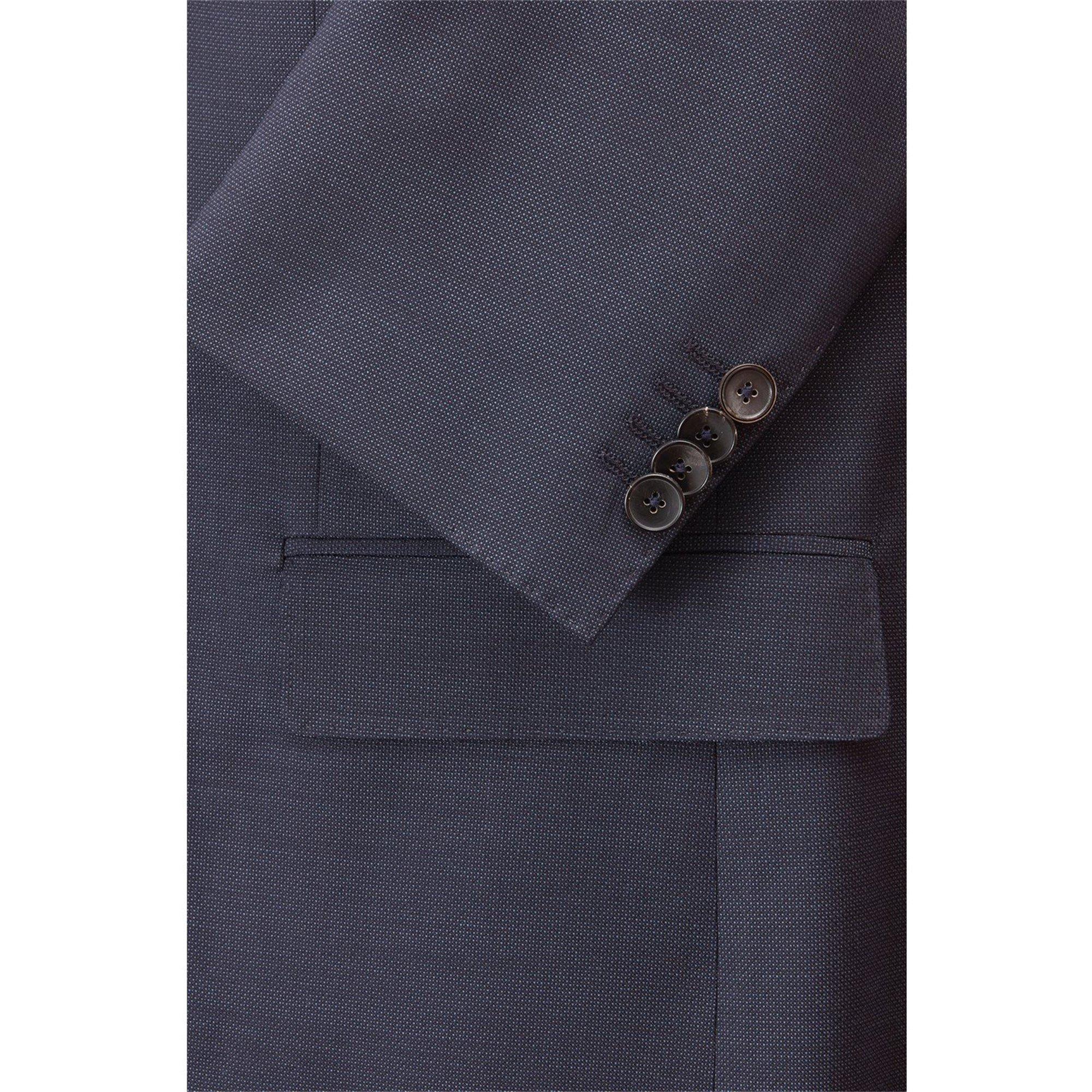 Dark Blue - Boss - Men's Johnstons1 Blazer - 3