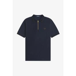 Fred Perry Crepe Zip Polo Sn44