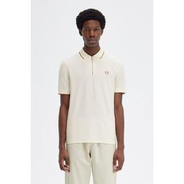 Fred Perry Crepe Zip Polo Sn44