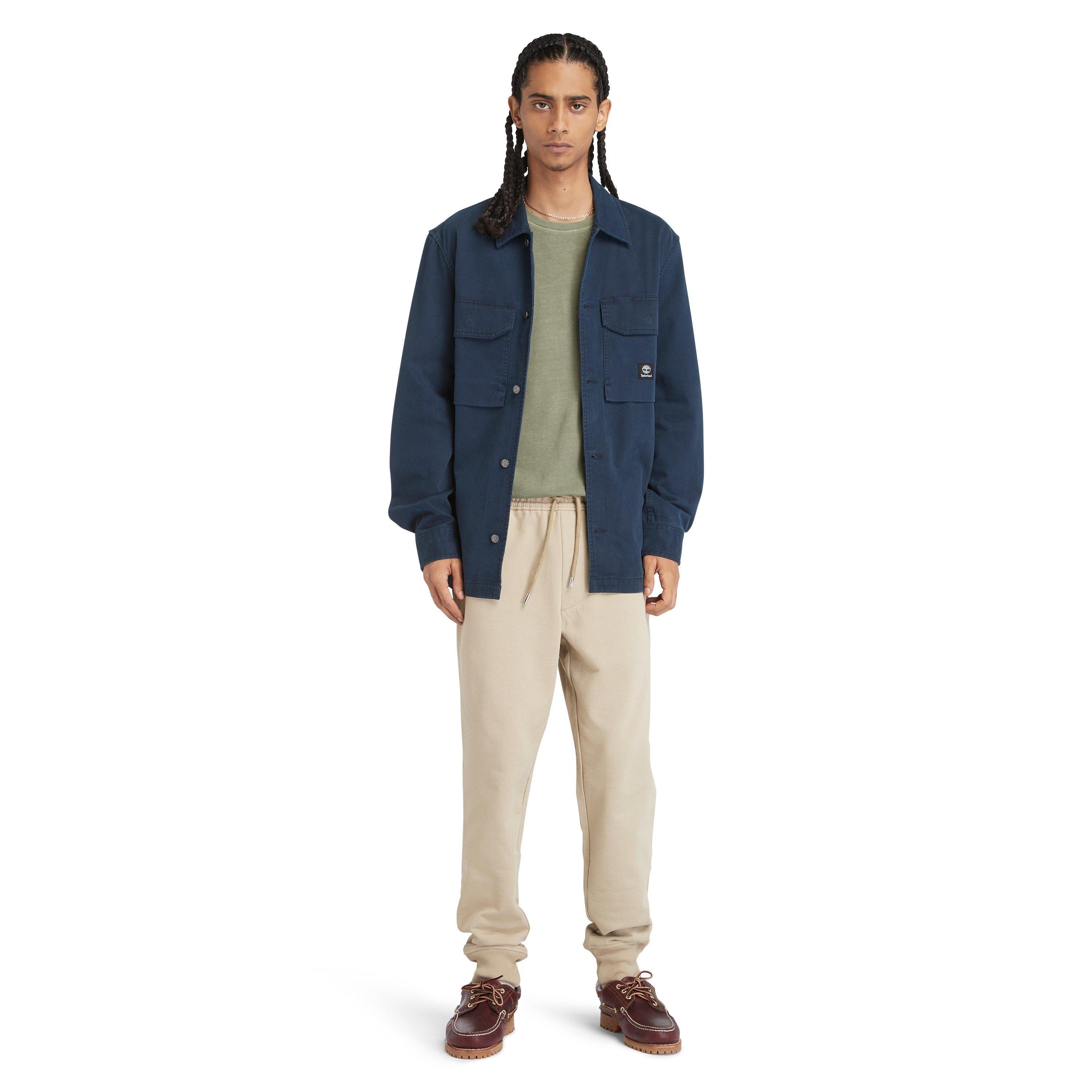 Sapphire 433 - Timberland - Men's Washed Look Cotton Long Sleeve Overshirt - 6