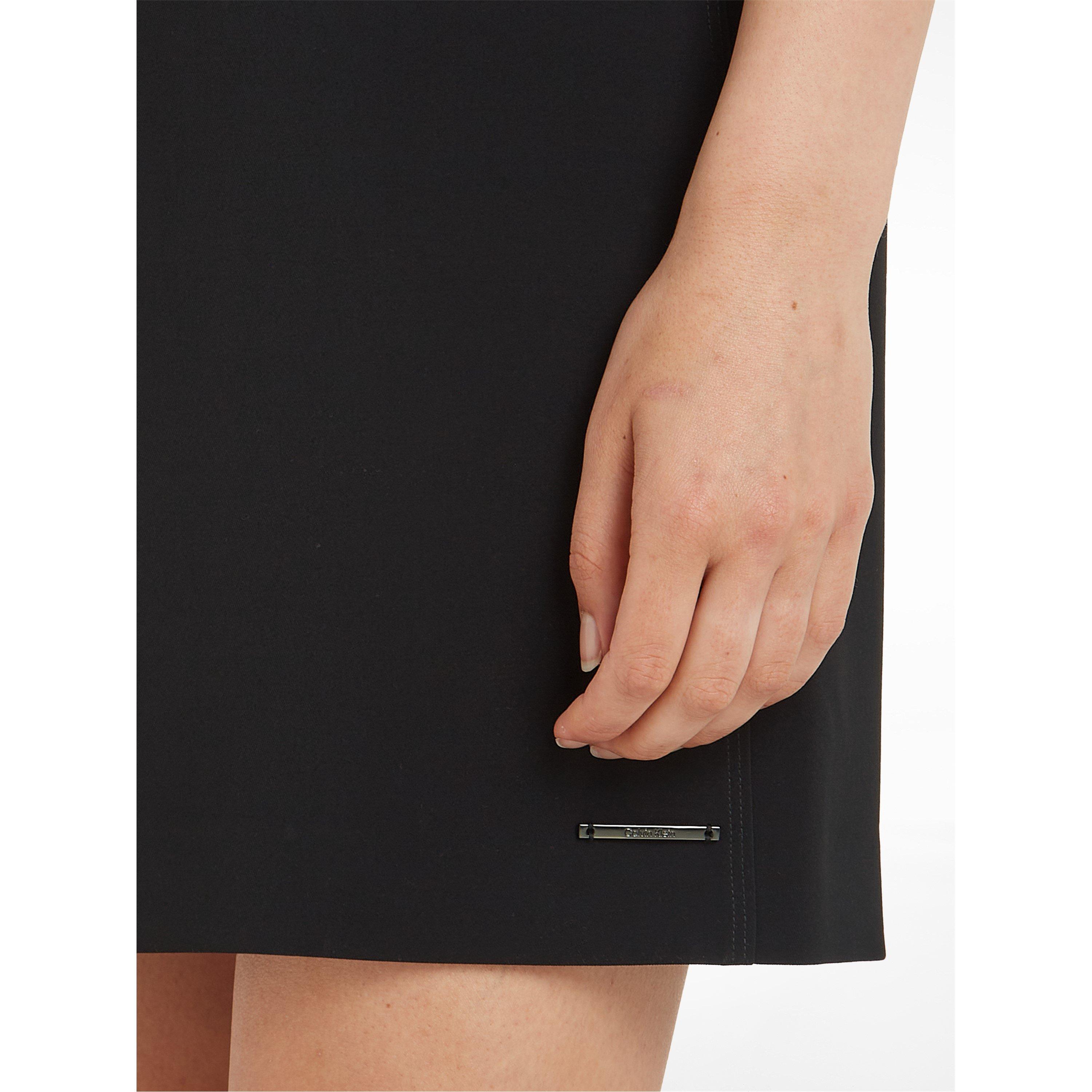 Ck Black - Calvin Klein - Crepe Shift Dress - 4