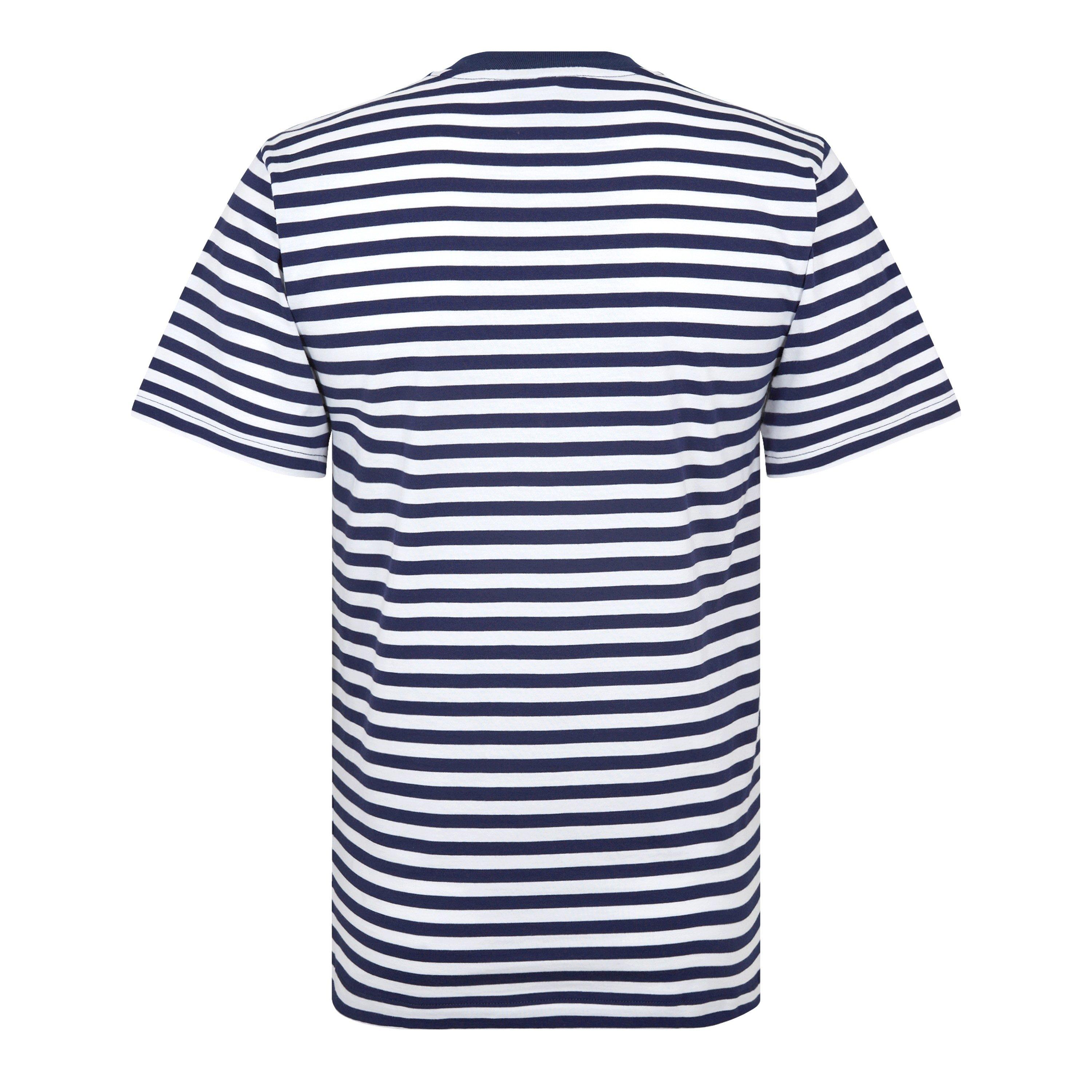 Navy Stripe - Billionaire Boys Club - Men's Serif Logo Regular Fit T-Shirt - 2