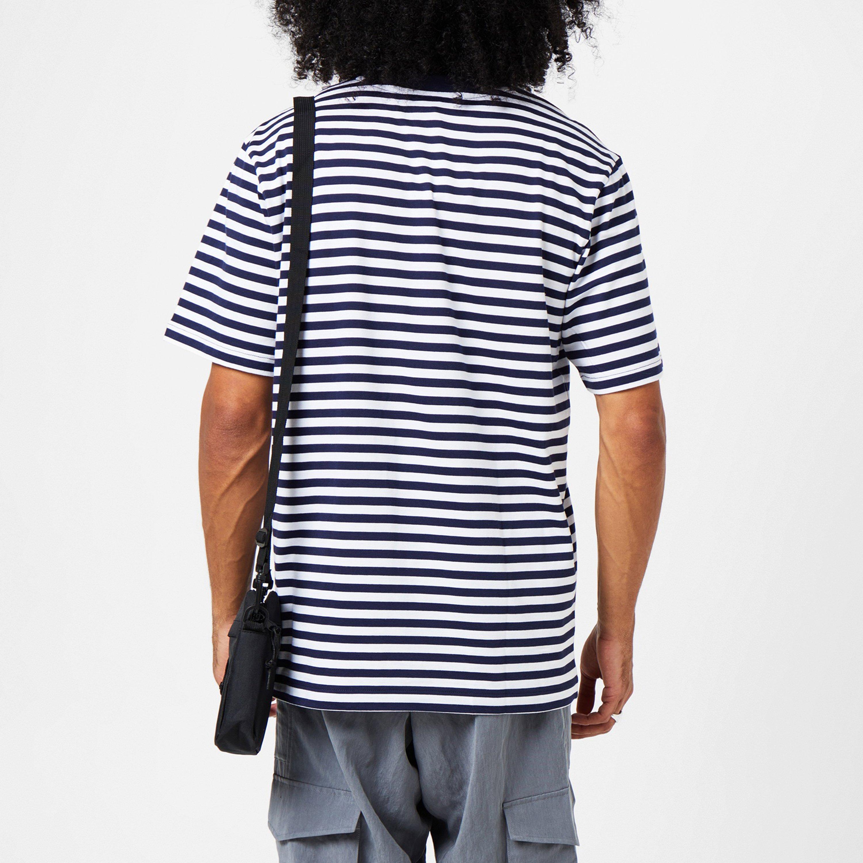 Navy Stripe - Billionaire Boys Club - Men's Serif Logo Regular Fit T-Shirt - 4