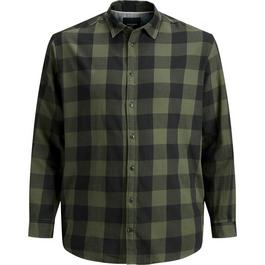 Jack and Jones Jack+ Twill Shirt Mens Plus Size