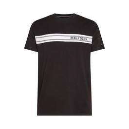 Tommy Hilfiger Logo Stripe T Shirt