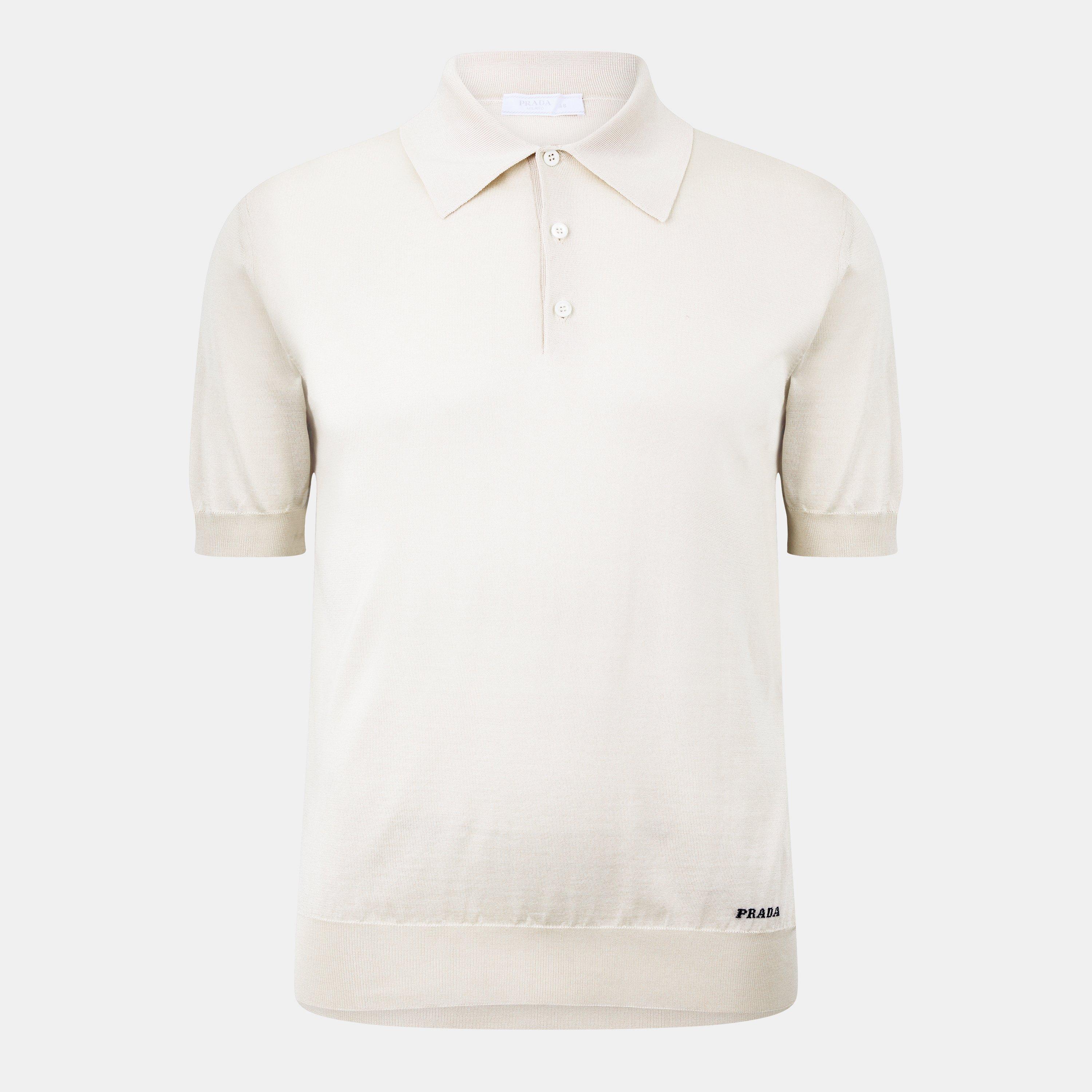 Prada Light Knt Polo Shirt | Cruise Fashion