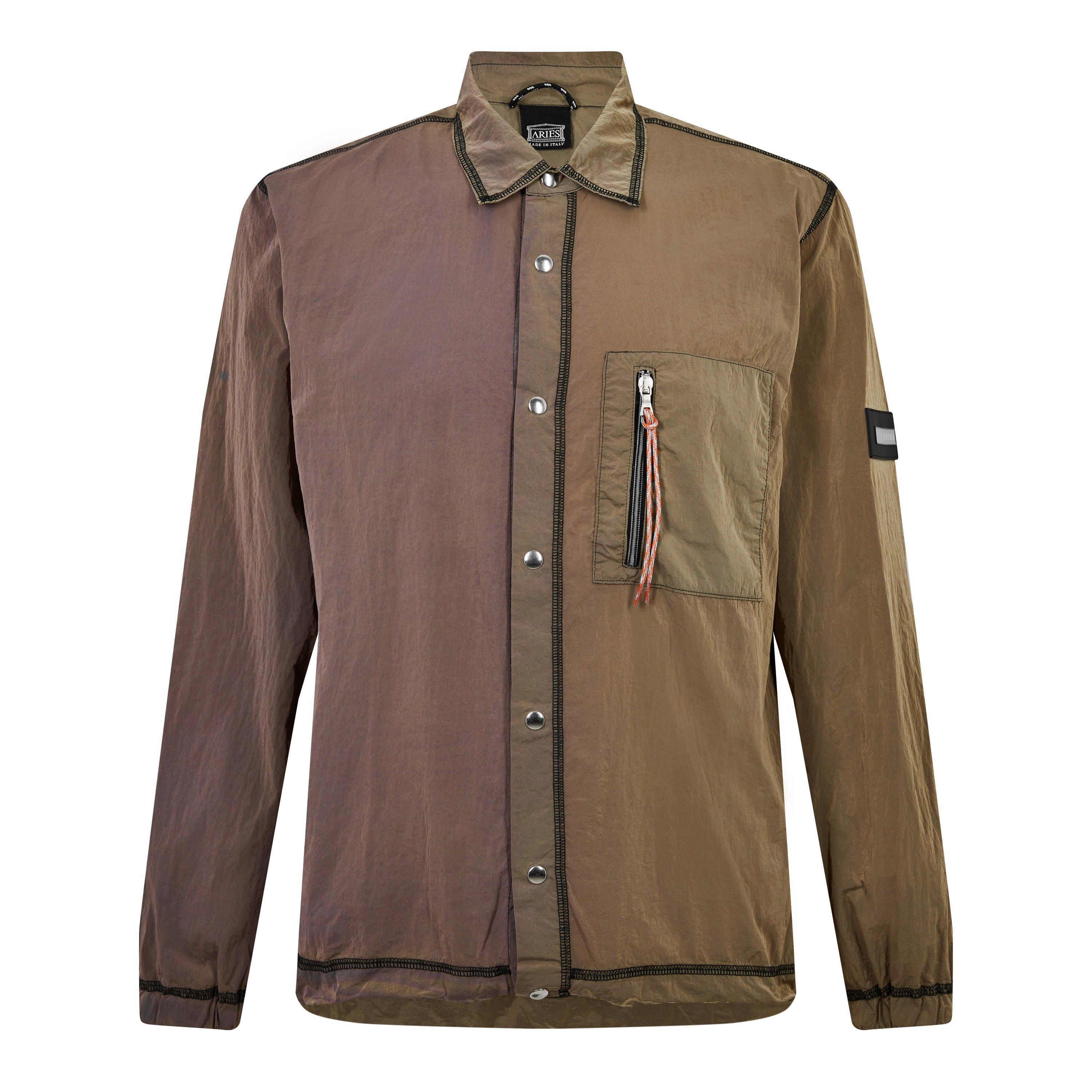 Grape - Aries - Men's Spruzzo Nylon Overshirt - 4