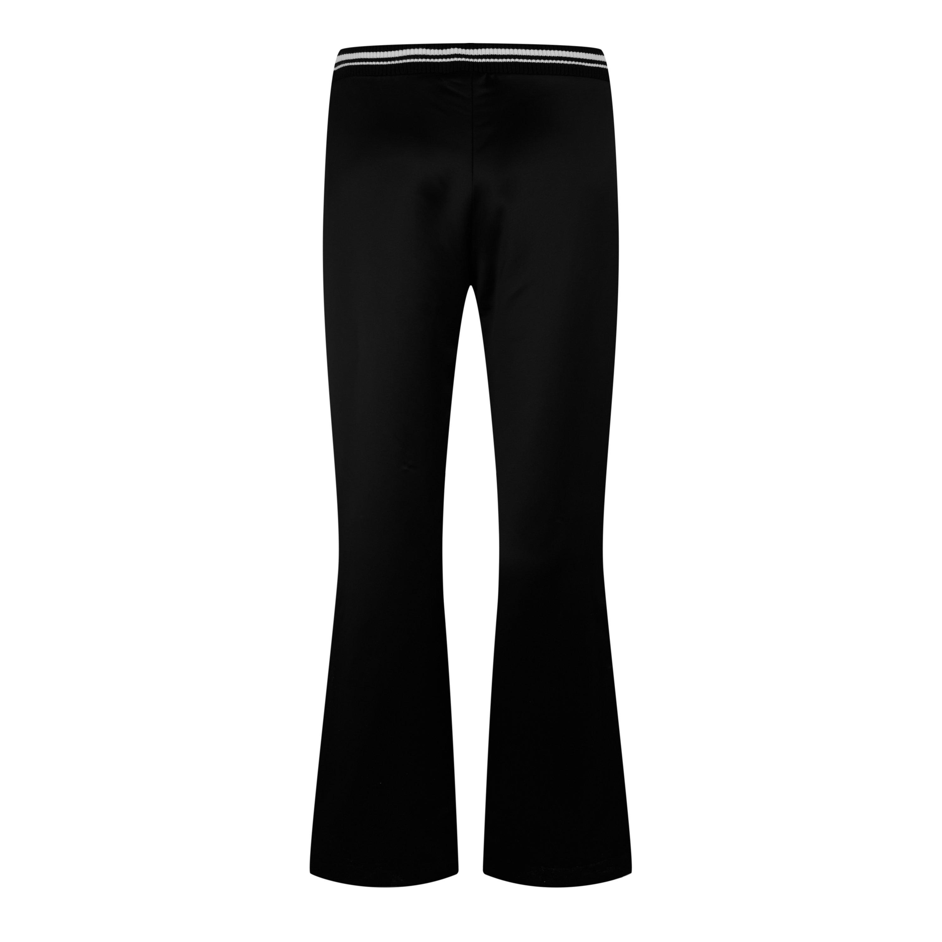 Black - Alessandra Rich - Women's Satin Straight Leg Trouser - 5