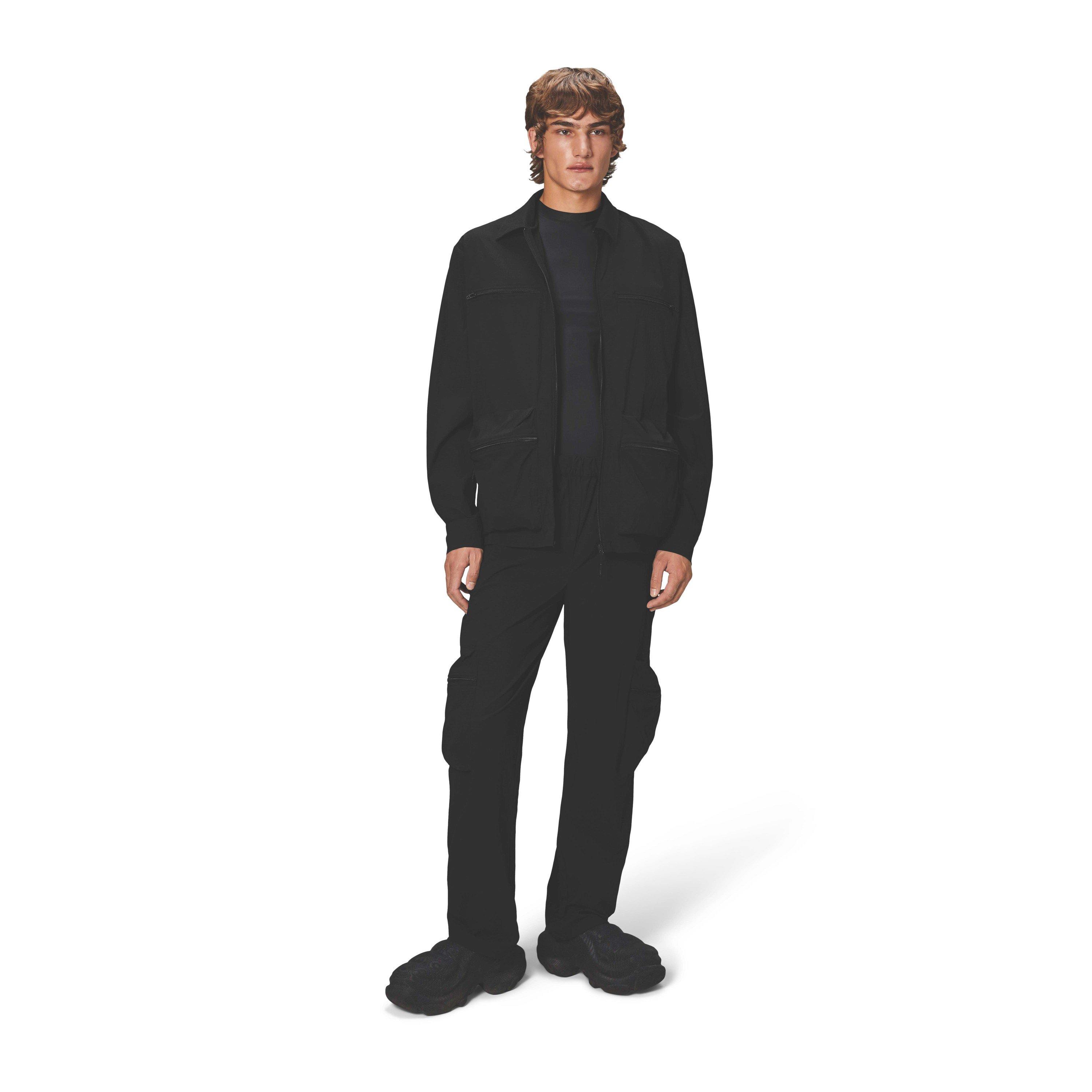 Black 01 - Rains - Men's Tomar Overshirt - 3