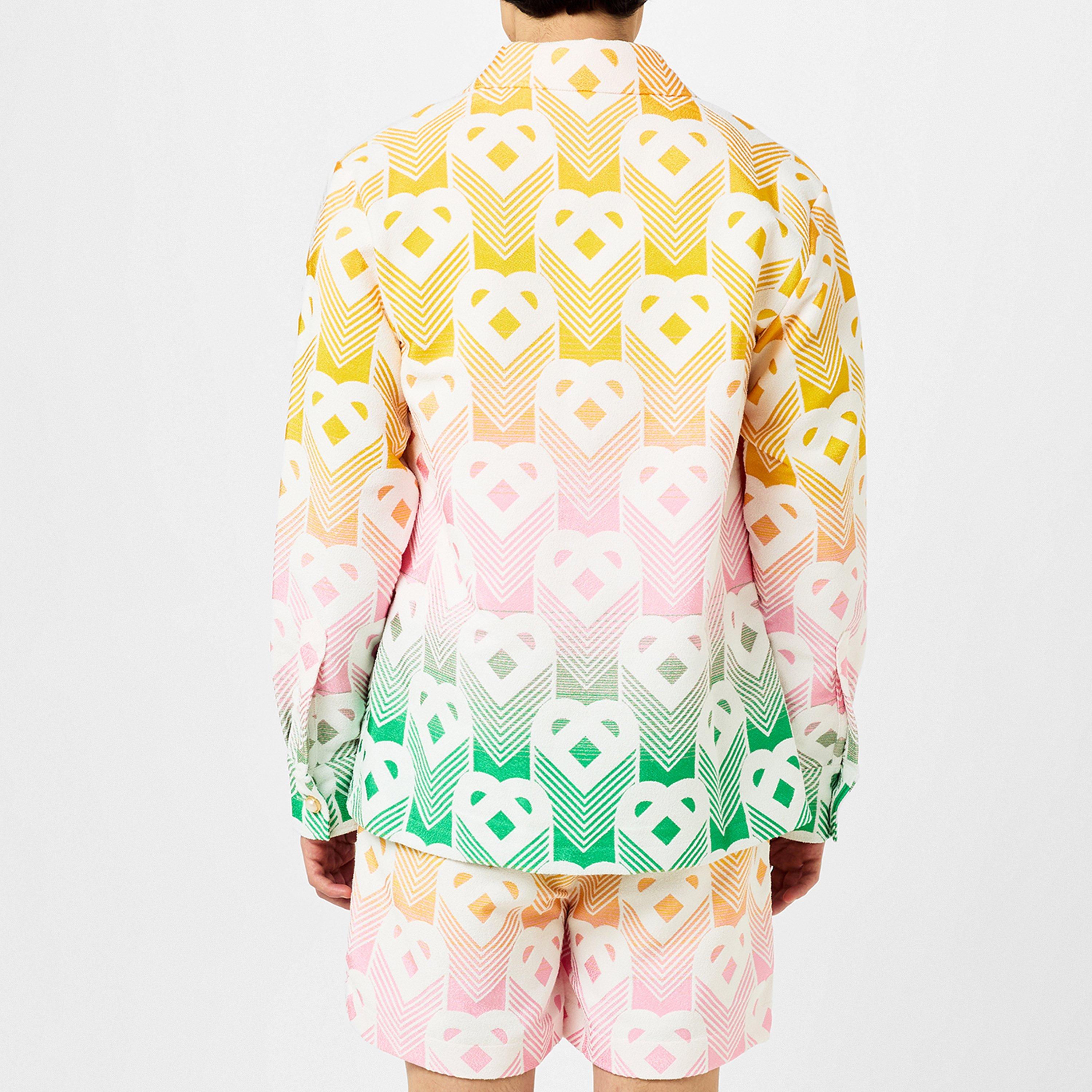 Multi - Casablanca - Men's Gradient Heart Long Sleeve Overshirt - 3