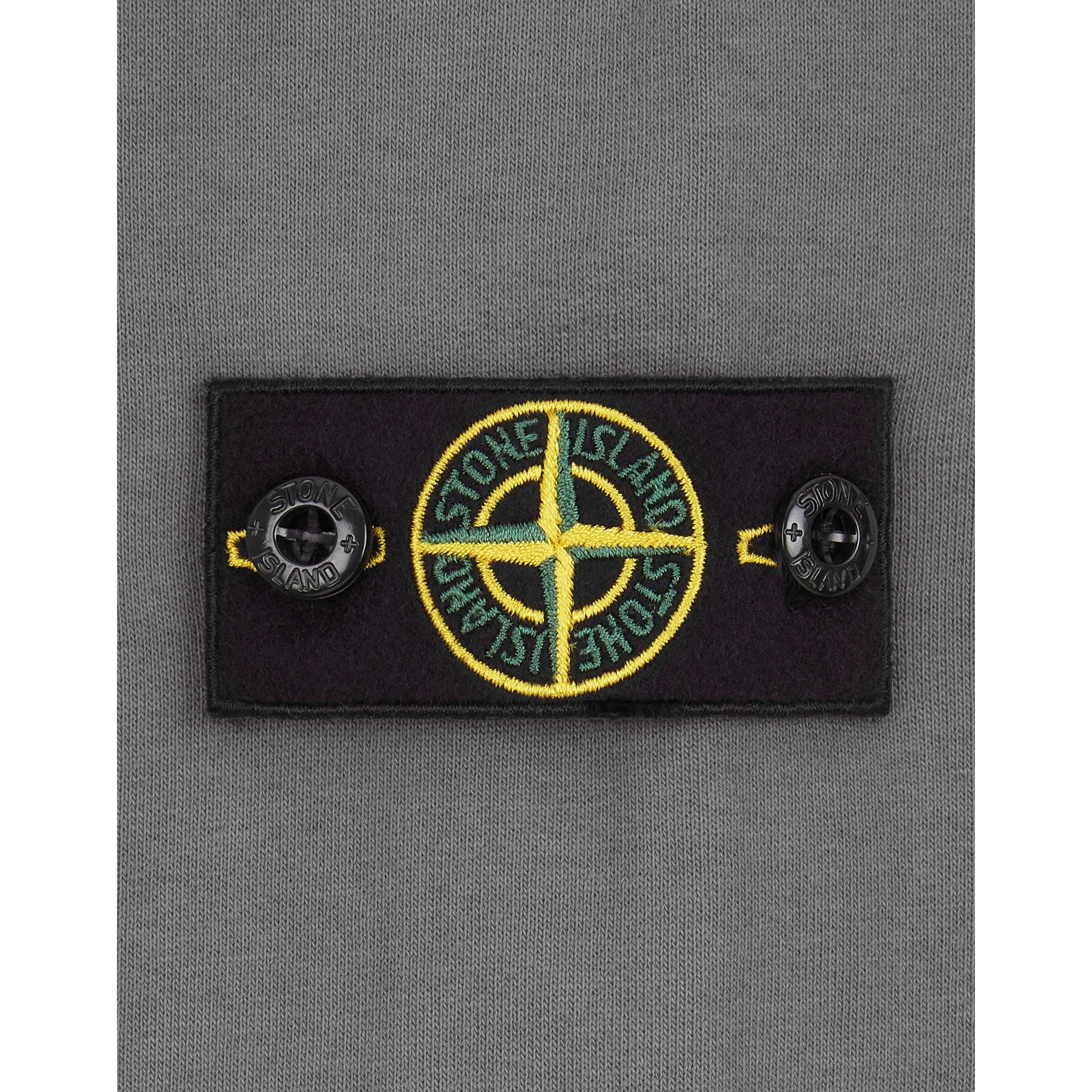 Grey V0M64 - Stone Island - Junior Zip Sweatshirt - 4