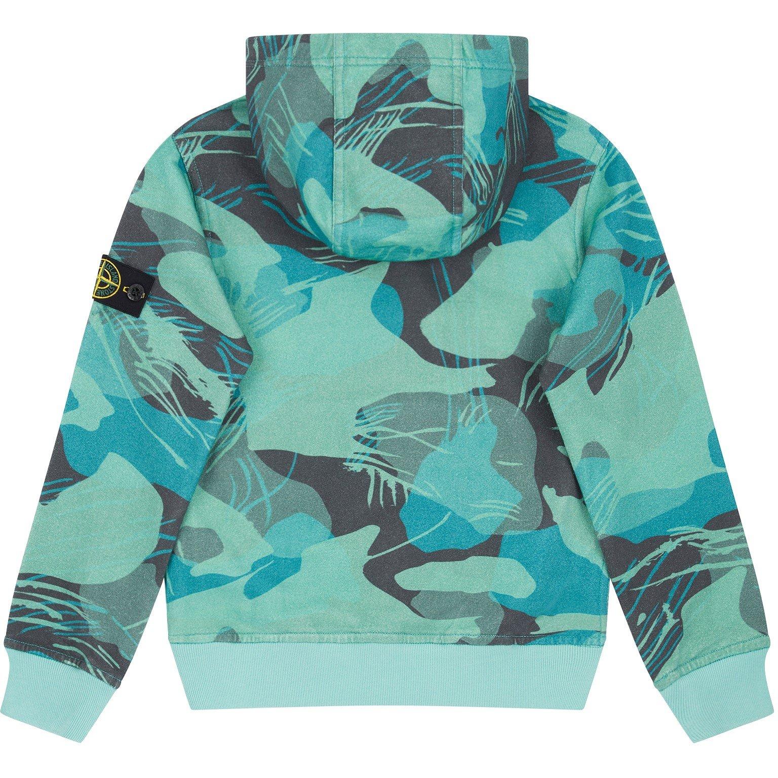 Emerald V0056 - Stone Island - Junior Sweatshirt Camo Fleece - 2