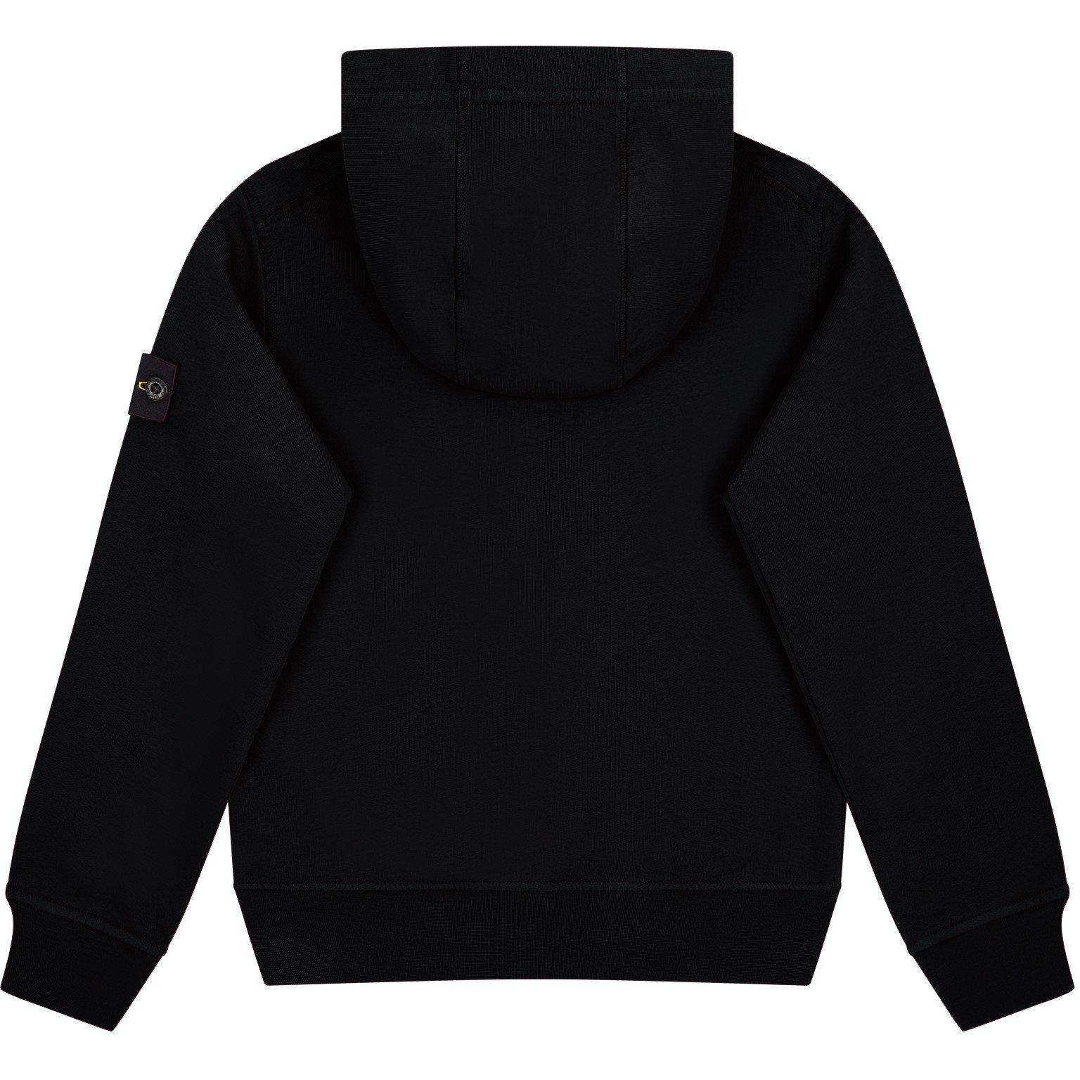 Black V0029 - Stone Island - Lightweight Hoodie Junior - 2