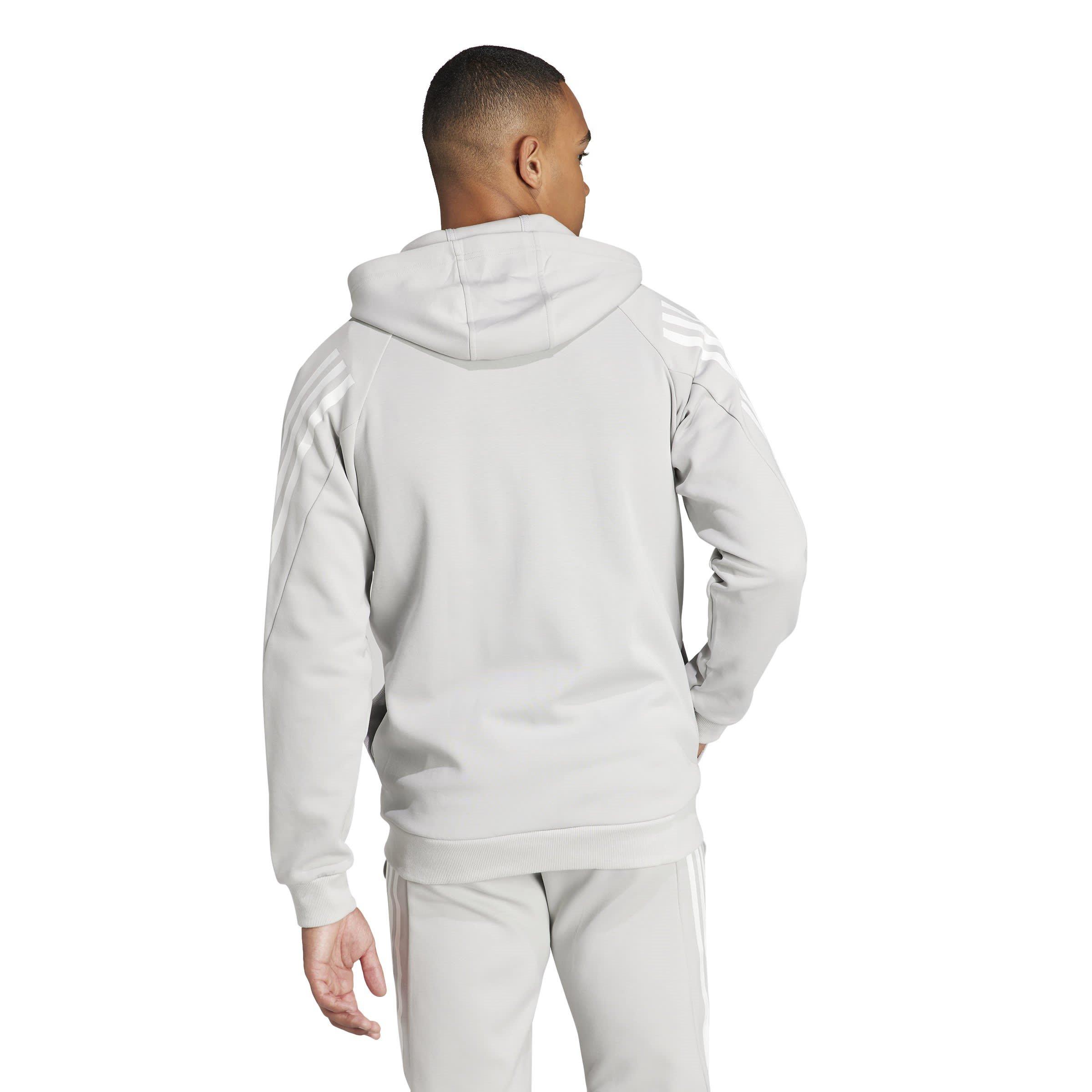 Grey Two - adidas - Future Icons 3-Stripes Full Zip Hoodie Mens - 4