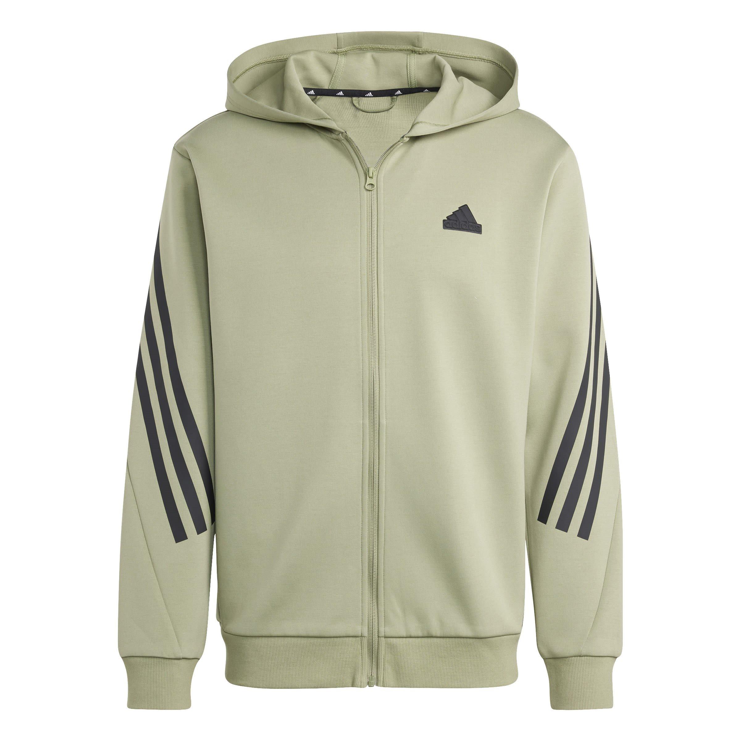 adidas Future Icons 3 Stripes Full Zip Hoodie Mens OTH Kapuzenpullover Sports Direct