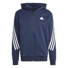 adidas Future Icons 3 Stripes Full Zip Hoodie Mens