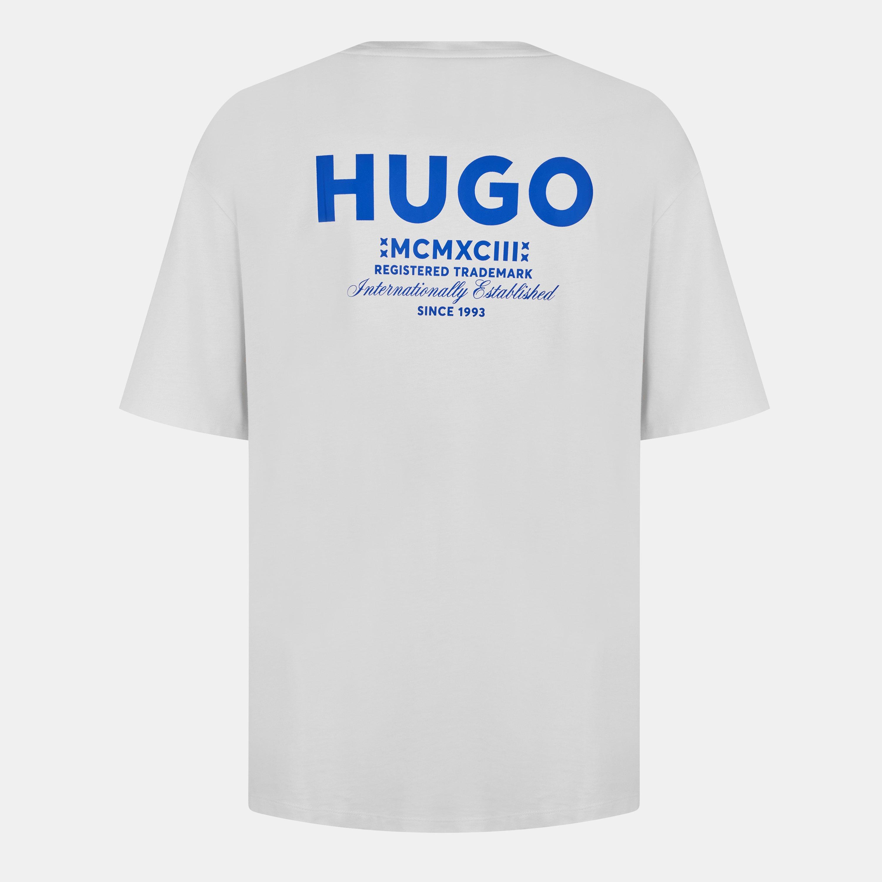 Hugo Men's Regular Fit Logo Back T-Shirt Regular Fit T-Shirts
