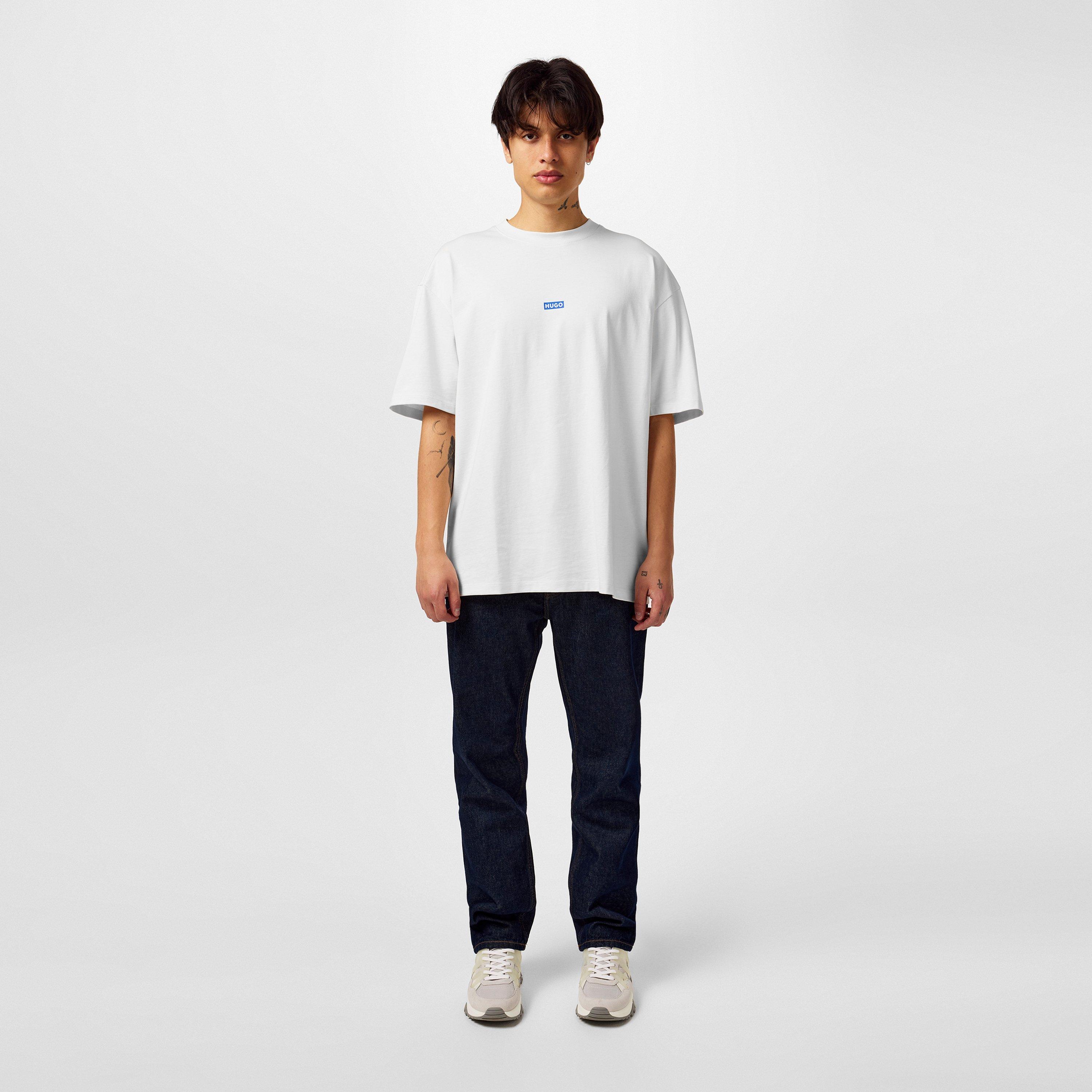 White 121 - Hugo - Men's Regular Fit Logo Back T-Shirt - 5