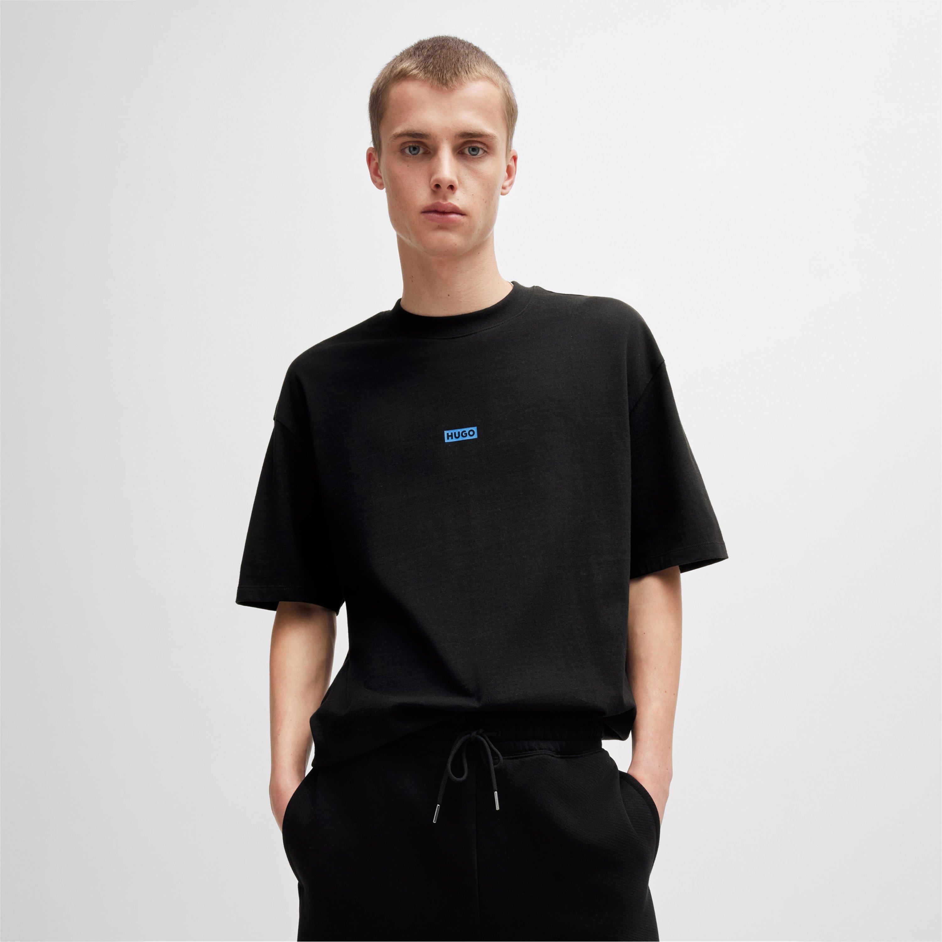 Sort 001 - Hugo - Mens HUGO Printed Logo Back T-Shirt with MCMXCIII text - Regular Fit - 2