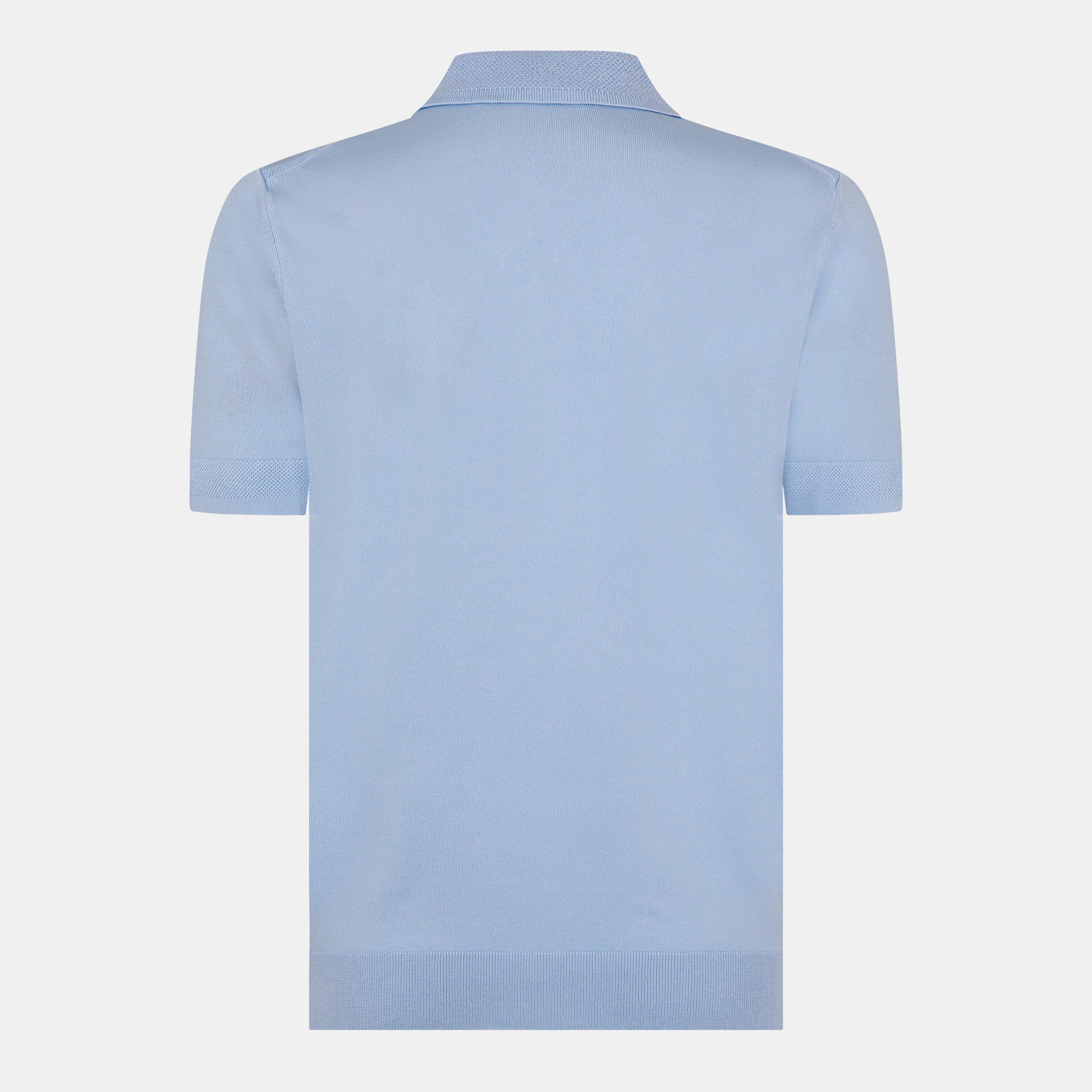 Lt/Pastel Blue - Hugo - Sayfong Polo Shirt - 2