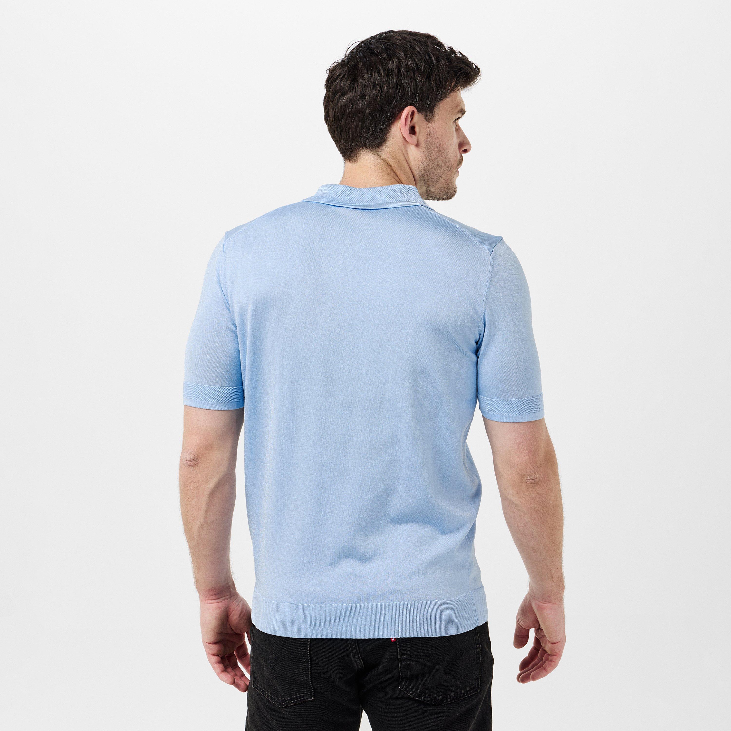 Lt/Pastel Blue - Hugo - Sayfong Polo Shirt - 4