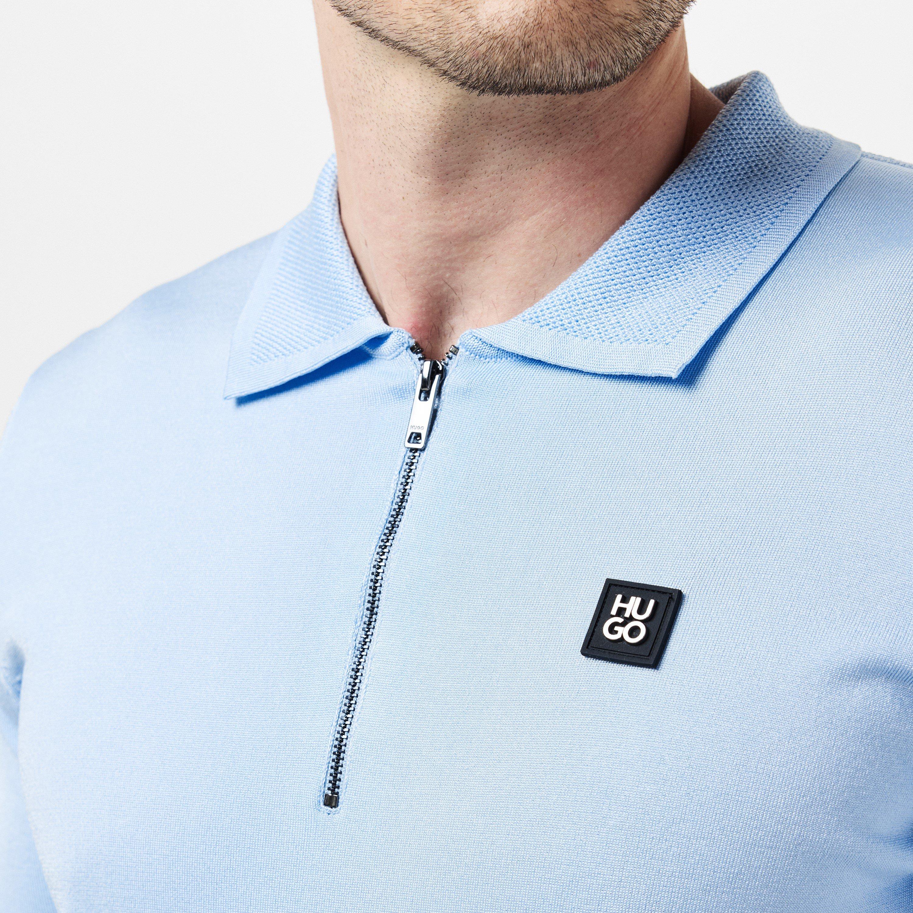 Lt/Pastel Blue - Hugo - Sayfong Polo Shirt - 5