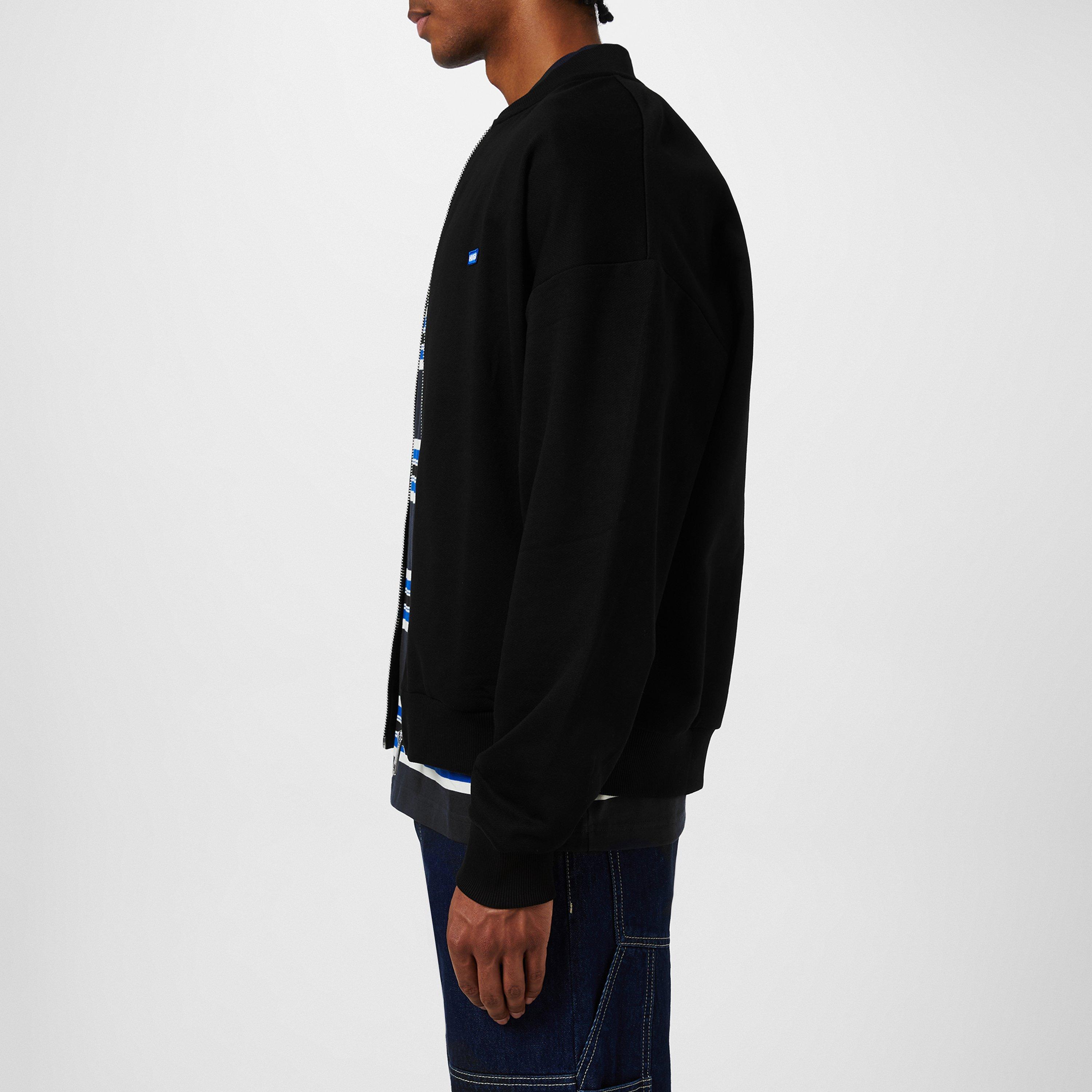 Black 001 - Hugo - Men's Narane Full-Zip Fleece - 4