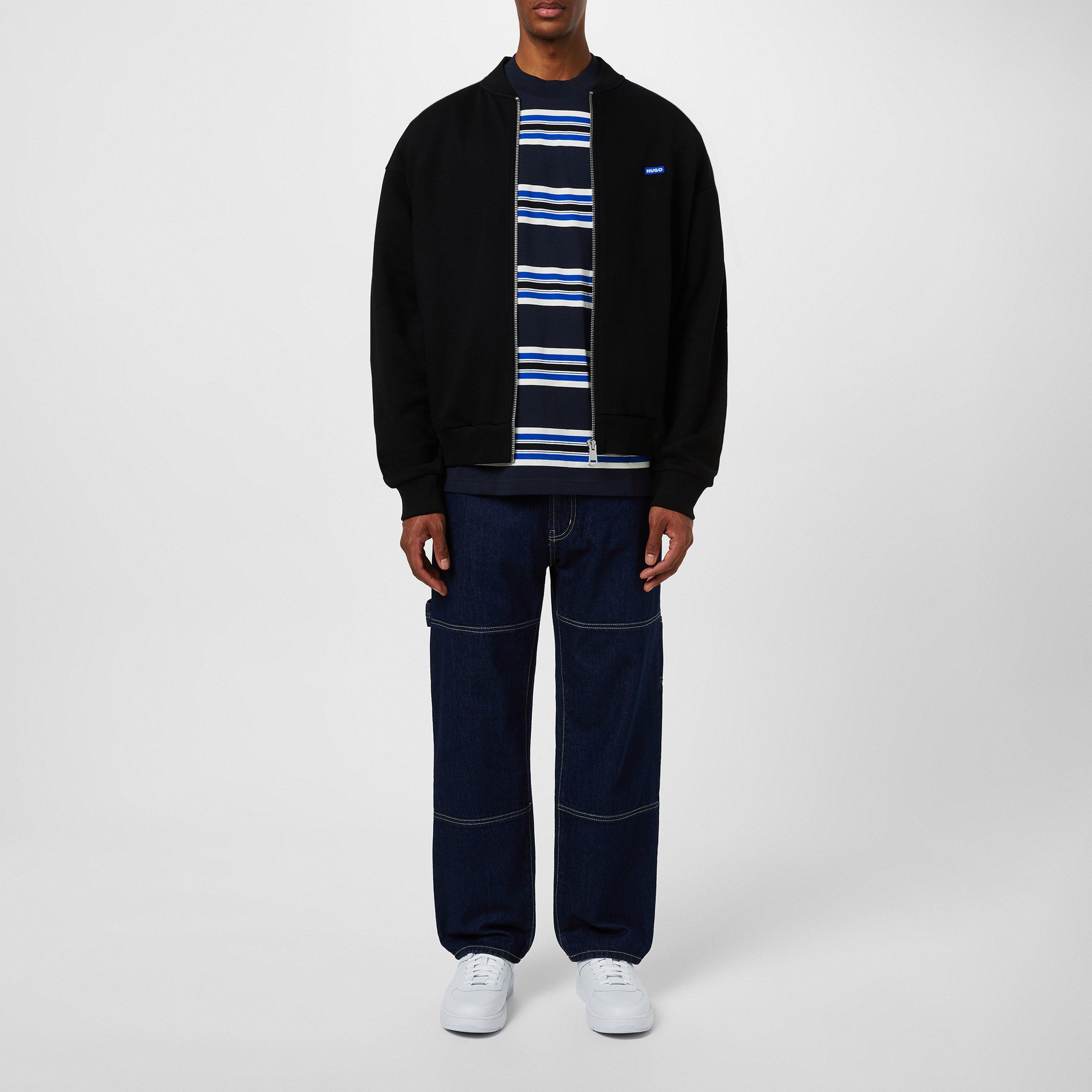 Black 001 - Hugo - Men's Narane Full-Zip Fleece - 6