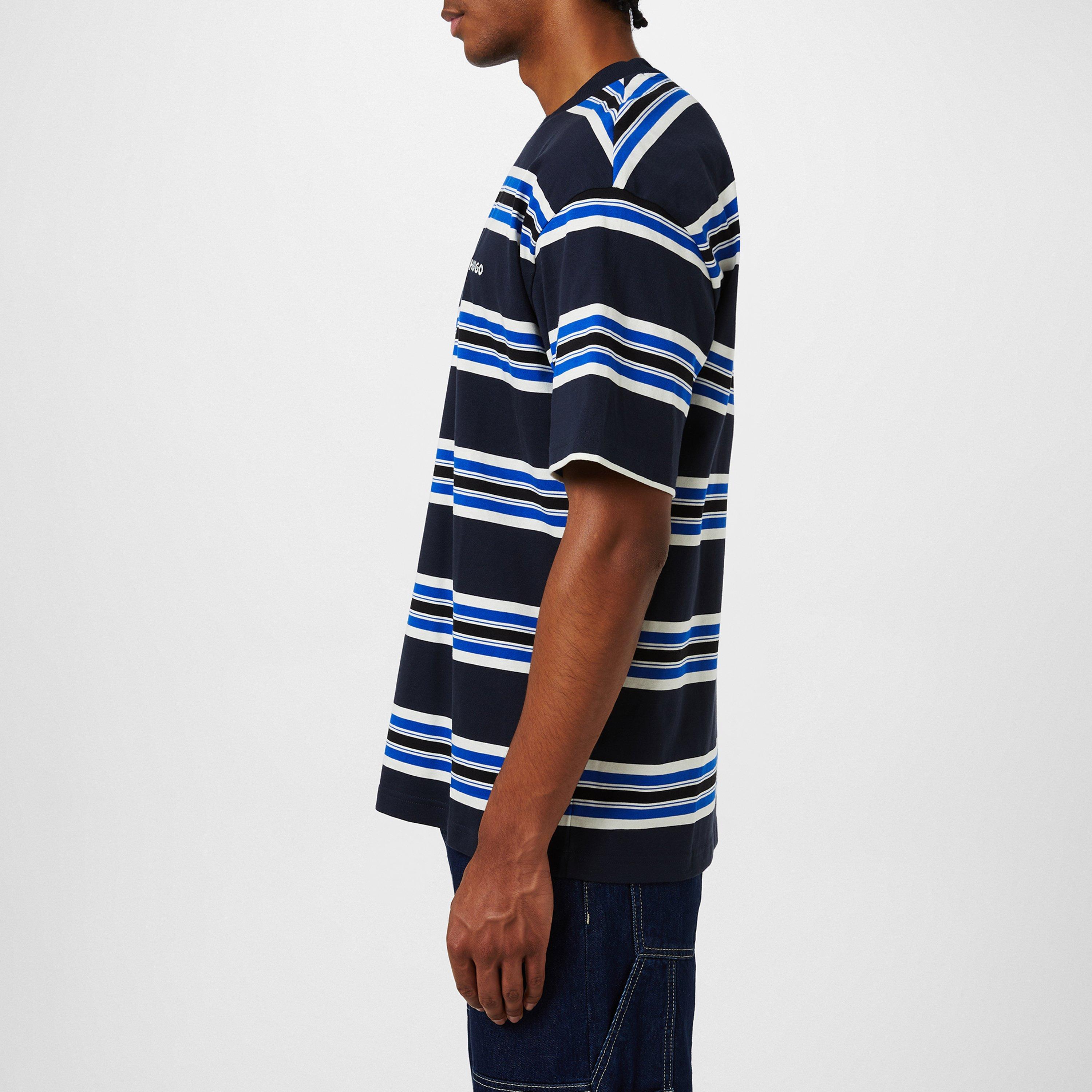 Dark Blue 405 - Hugo - Men's Natinolo 01 Regular Fit T-Shirt - 4