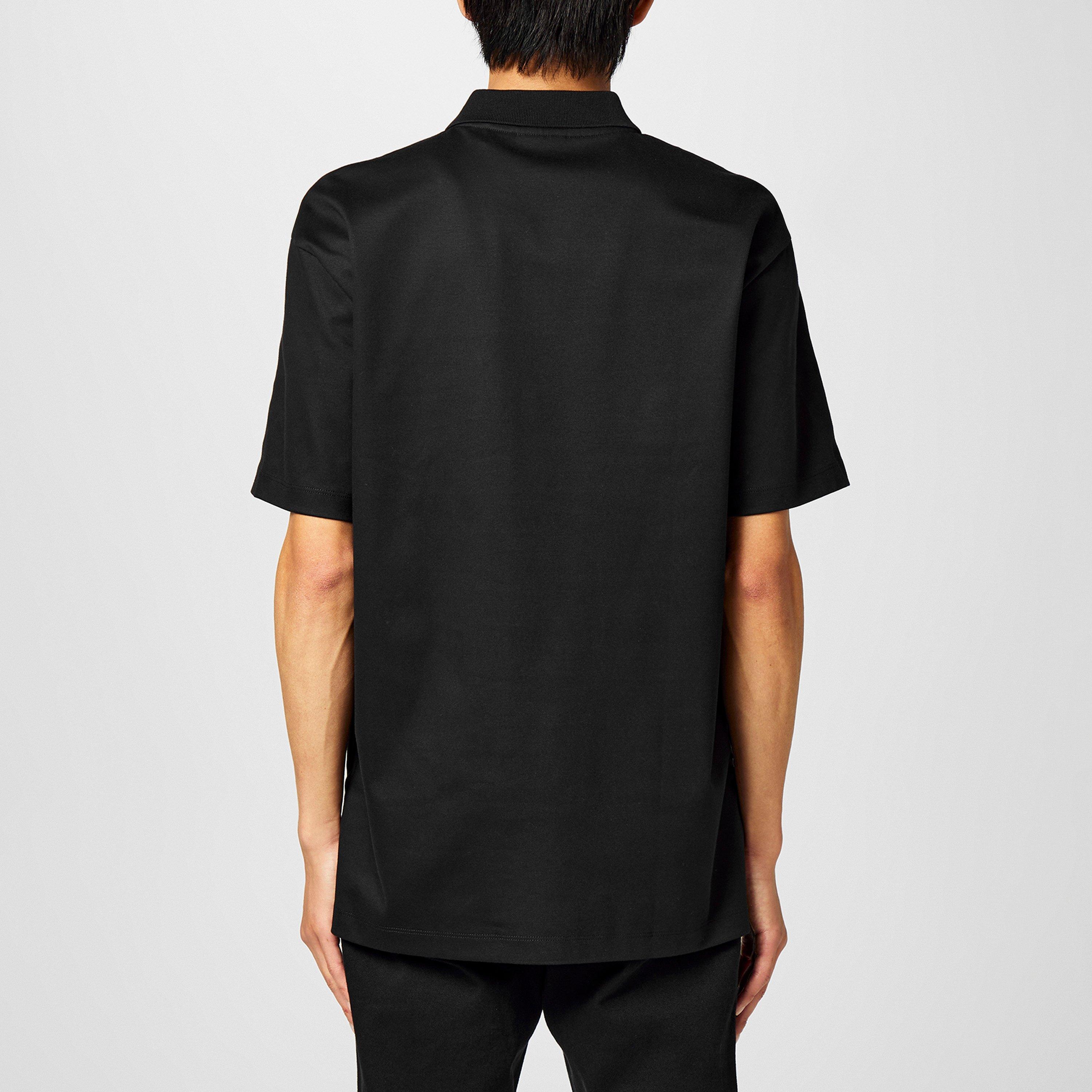 Black 002 - Hugo - Men's Deabono Short Sleeve Polo Shirt - 3