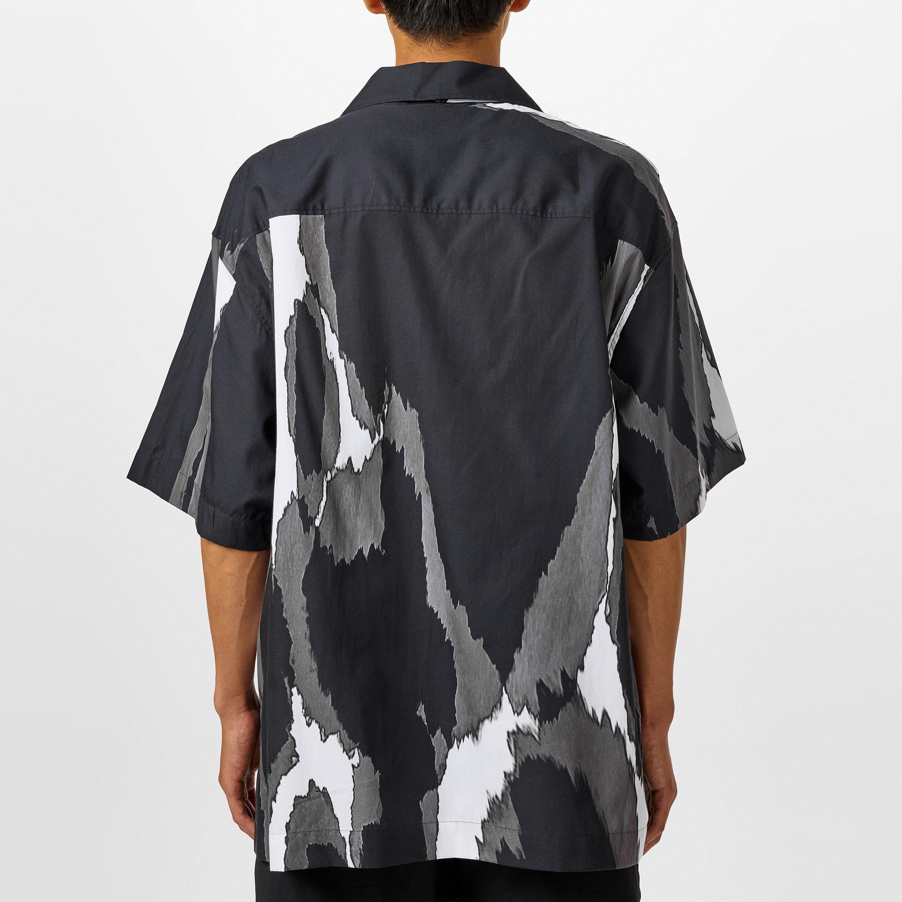 Grey 966 - Hugo - Men's Egeeno Short-Sleeve Patterned Shirt - 4