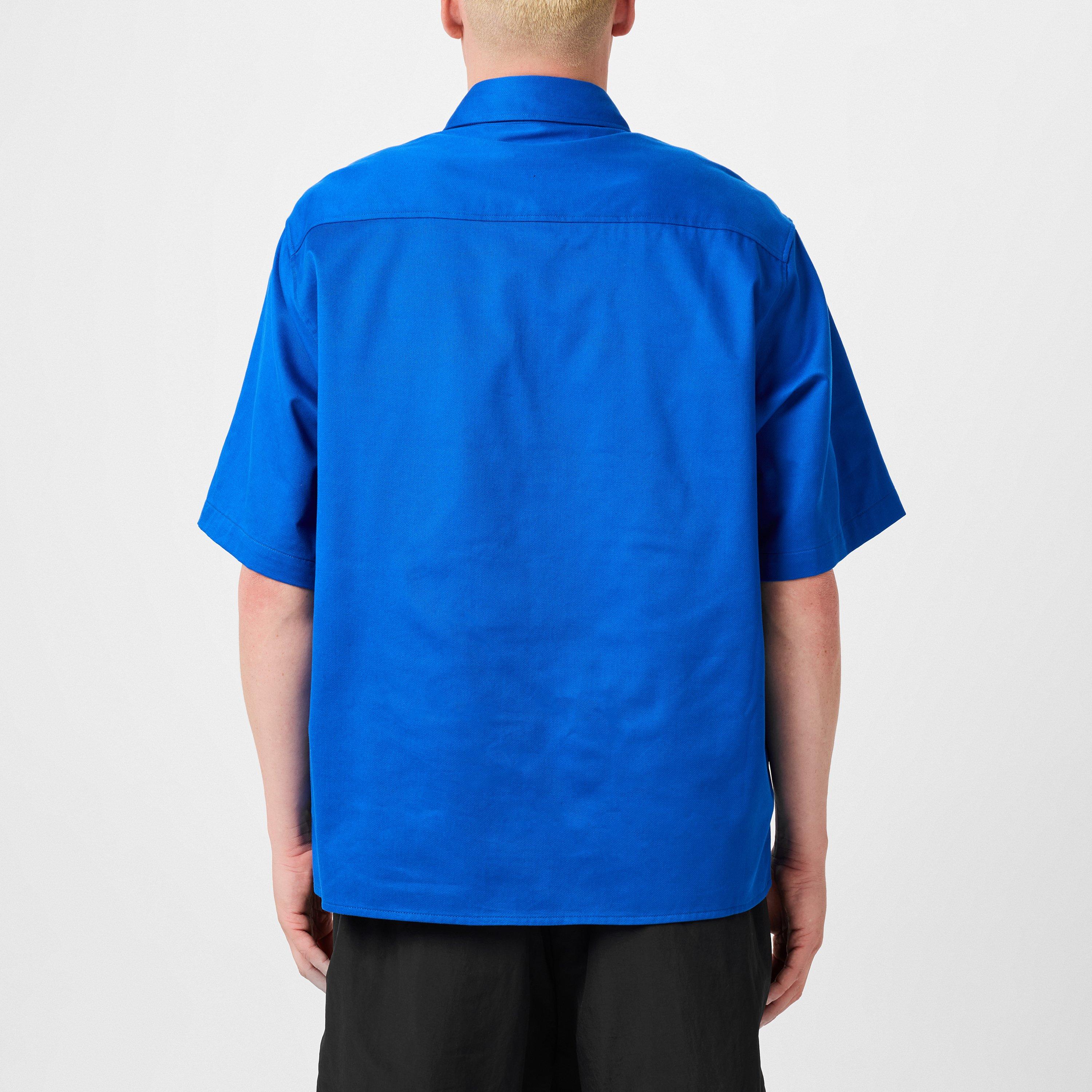 Blue 493 - Hugo - Men's Ekyno Short-Sleeve Plain Shirt - 4