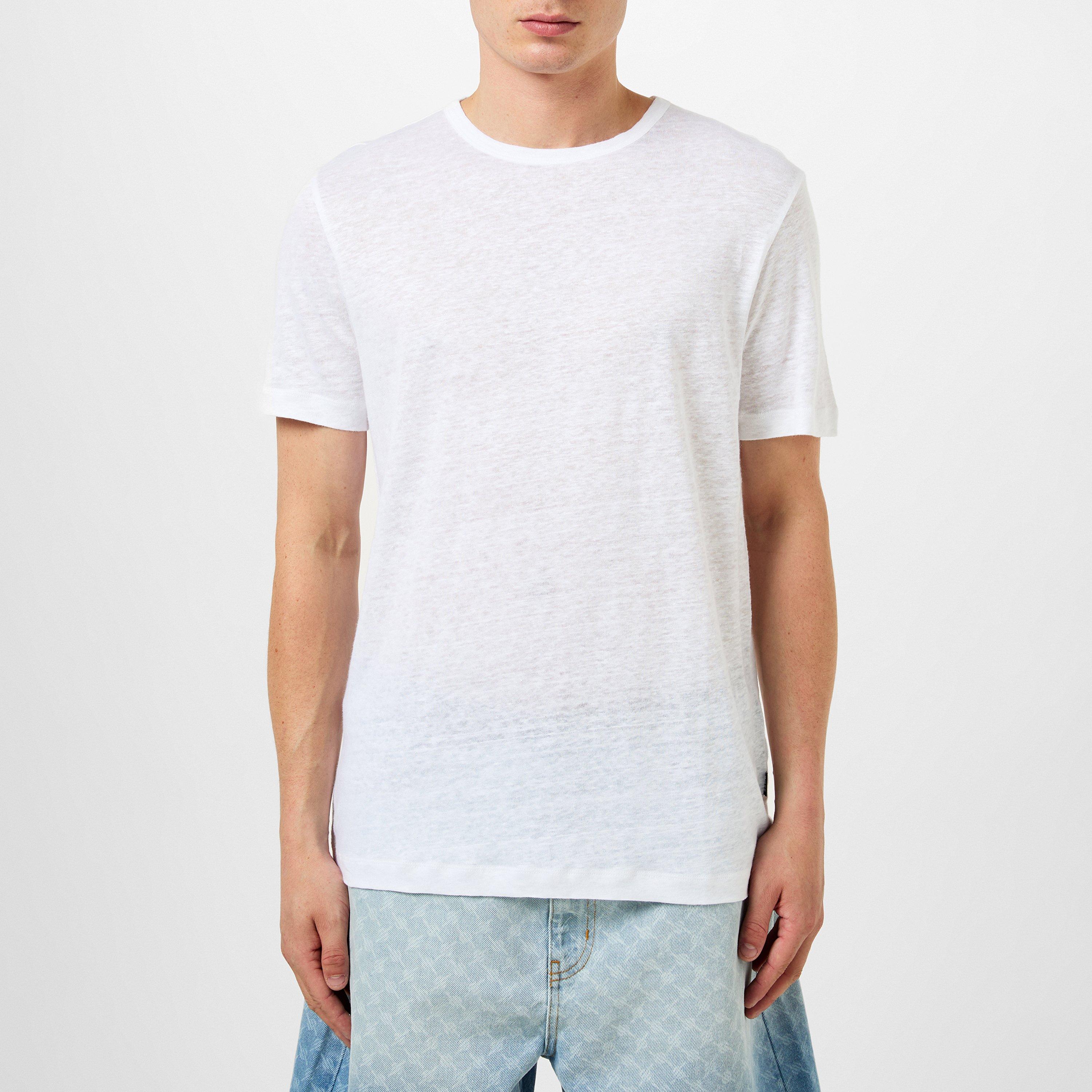 White 100 - Boss - Men's HBB Tiburt 456 Regular Fit T-Shirt - 2