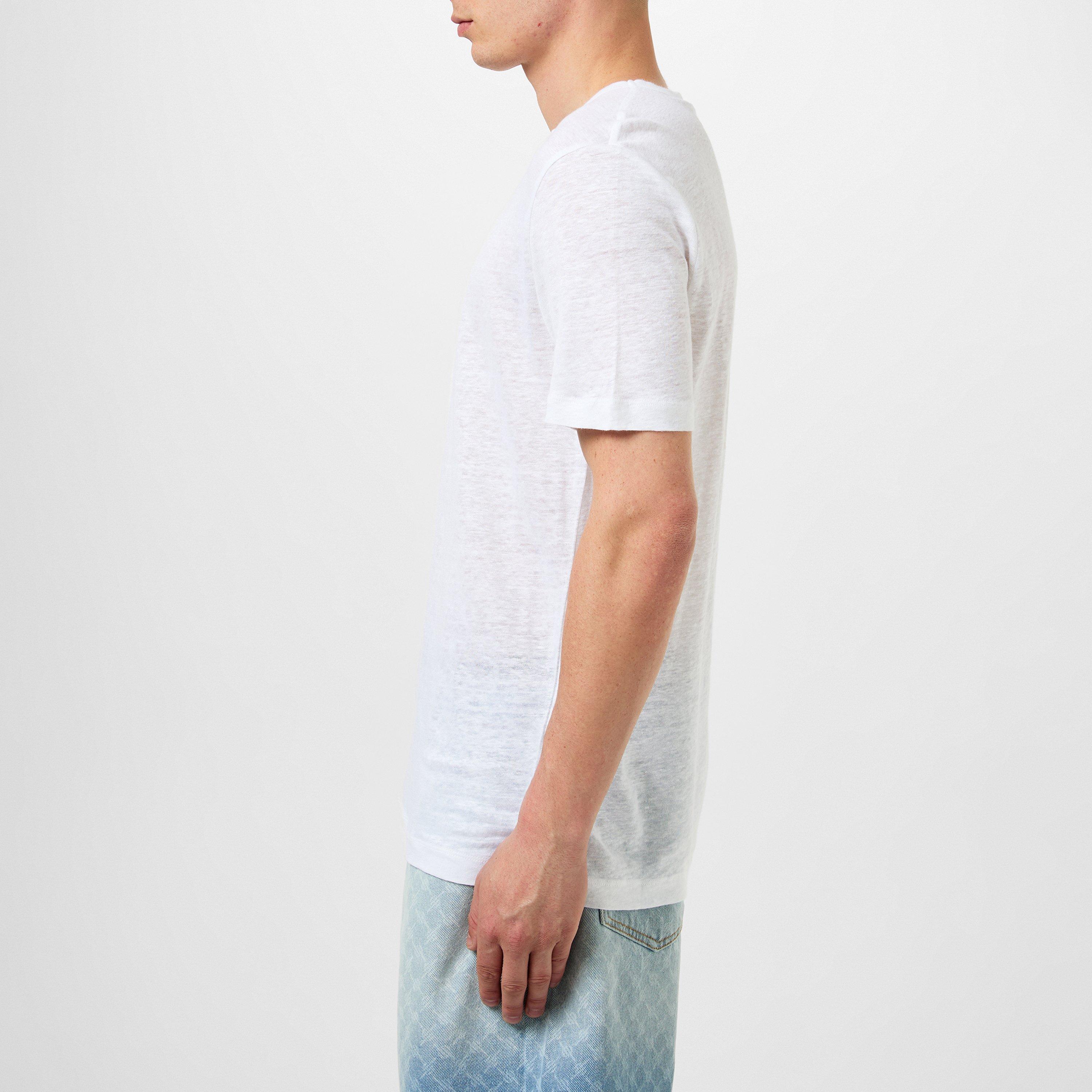 White 100 - Boss - Men's HBB Tiburt 456 Regular Fit T-Shirt - 4