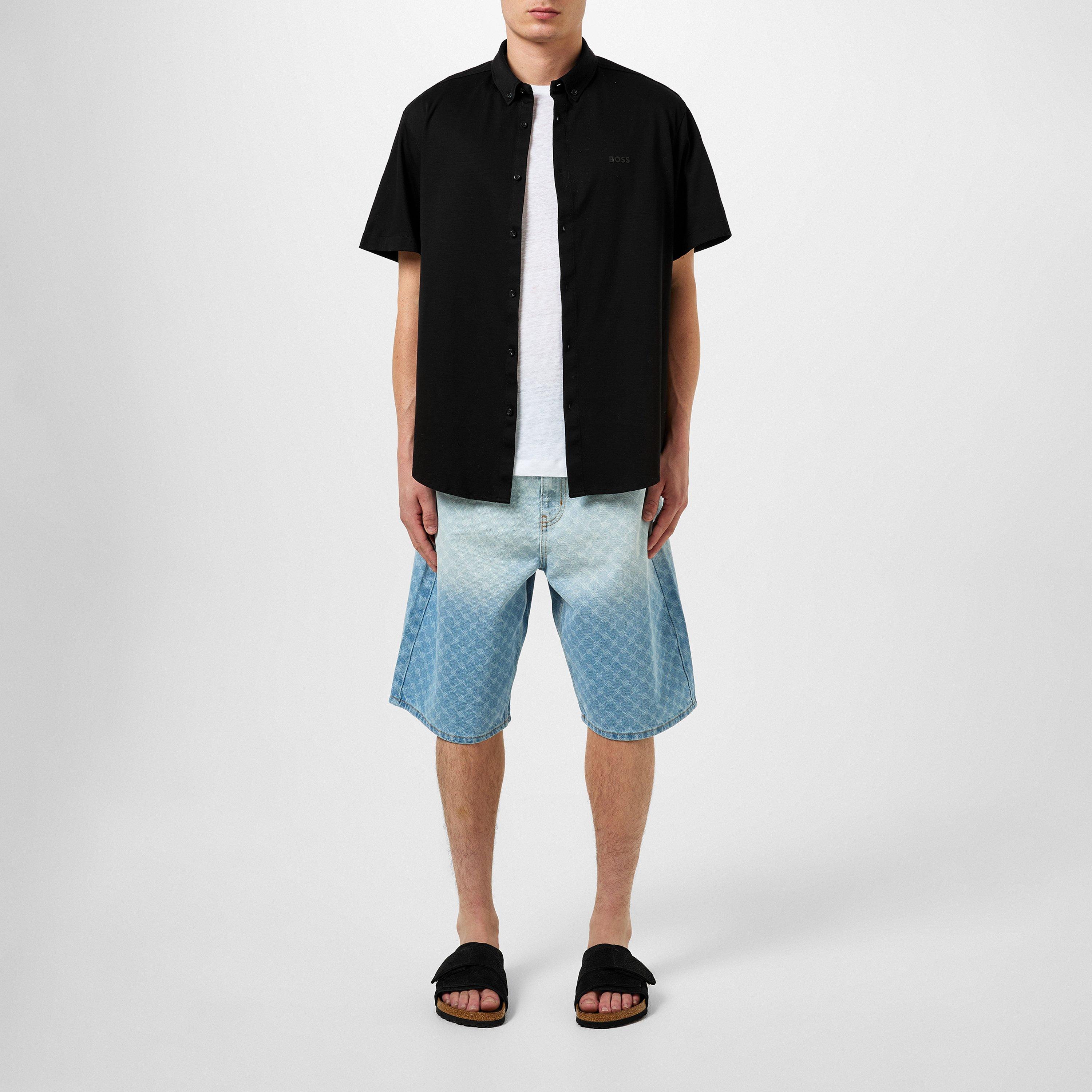 White 100 - Boss - Men's HBB Tiburt 456 Regular Fit T-Shirt - 5