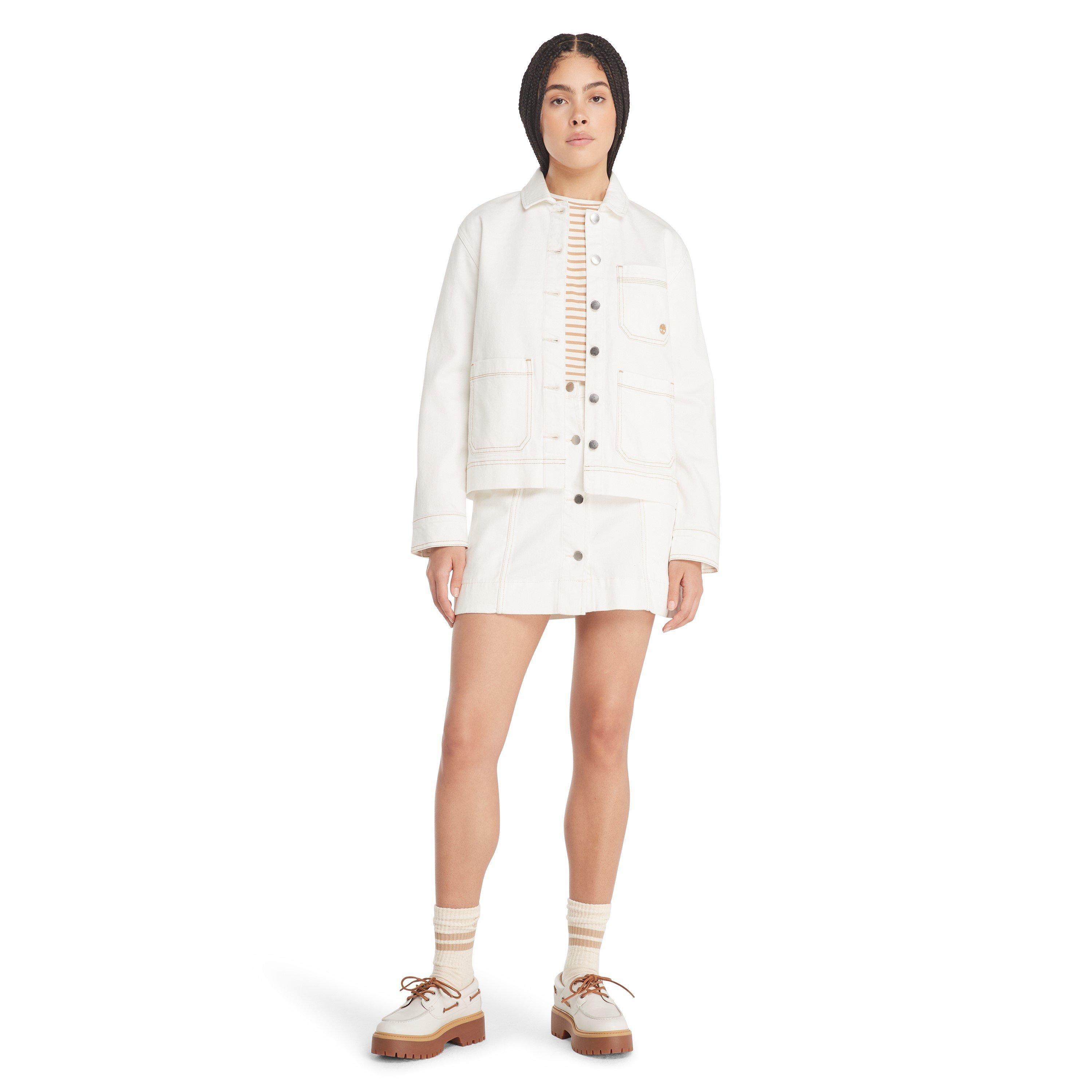 Vintage White - Timberland - Refibra™ Denim Skirt - 4