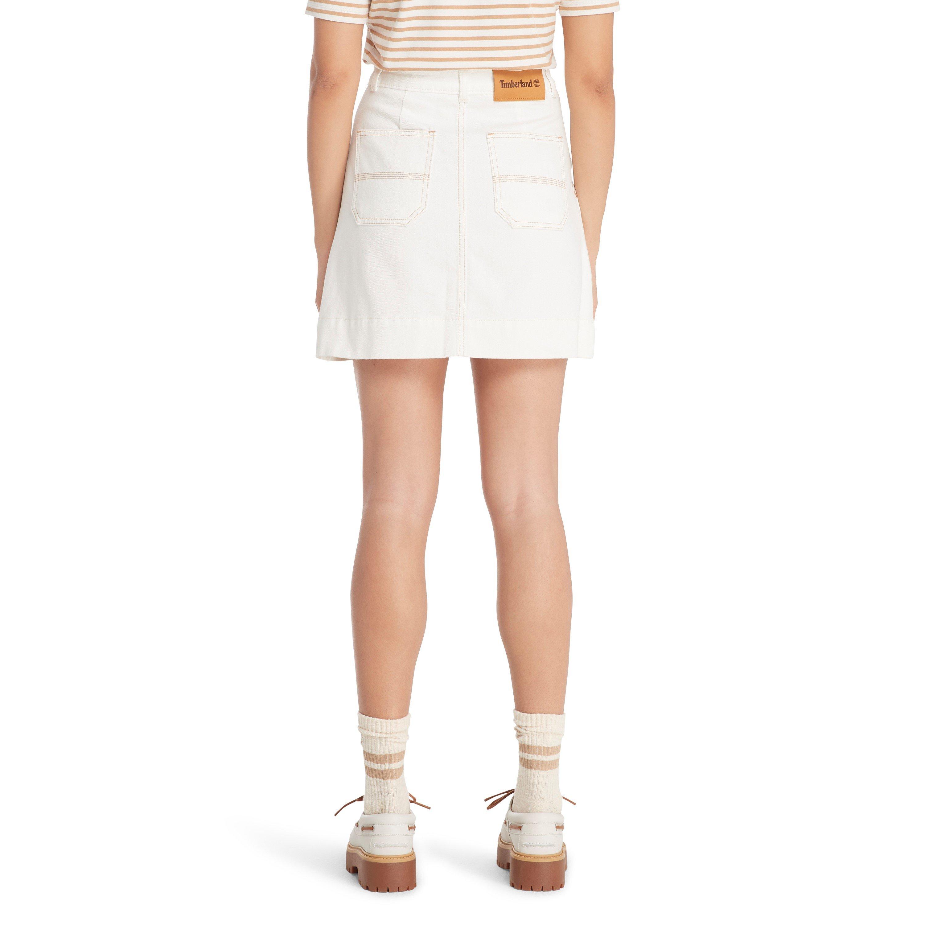 Vintage White - Timberland - Refibra™ Denim Skirt - 5