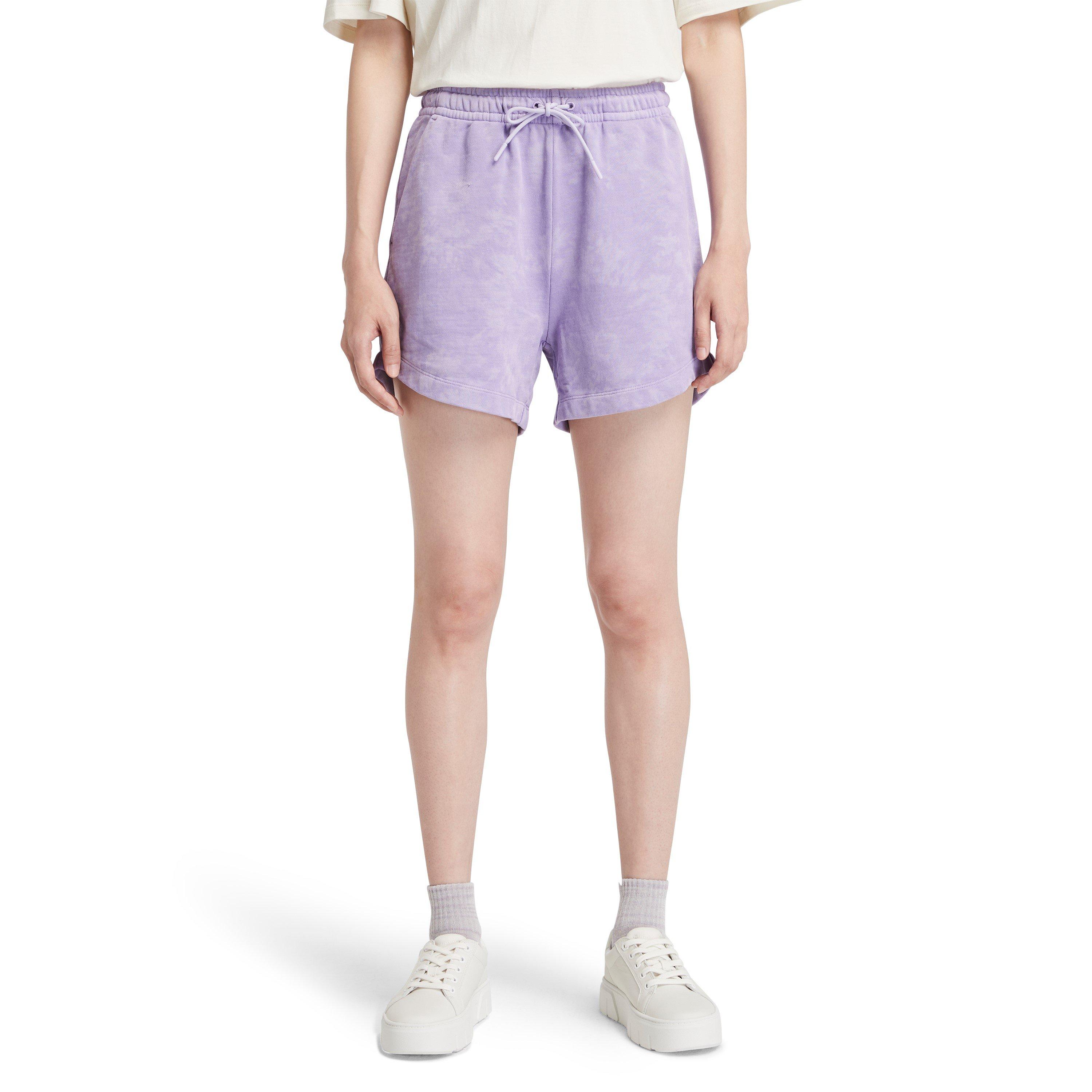 Pastel Lilac - Timberland - Tie Dye Fleece Jogger Shorts - 2