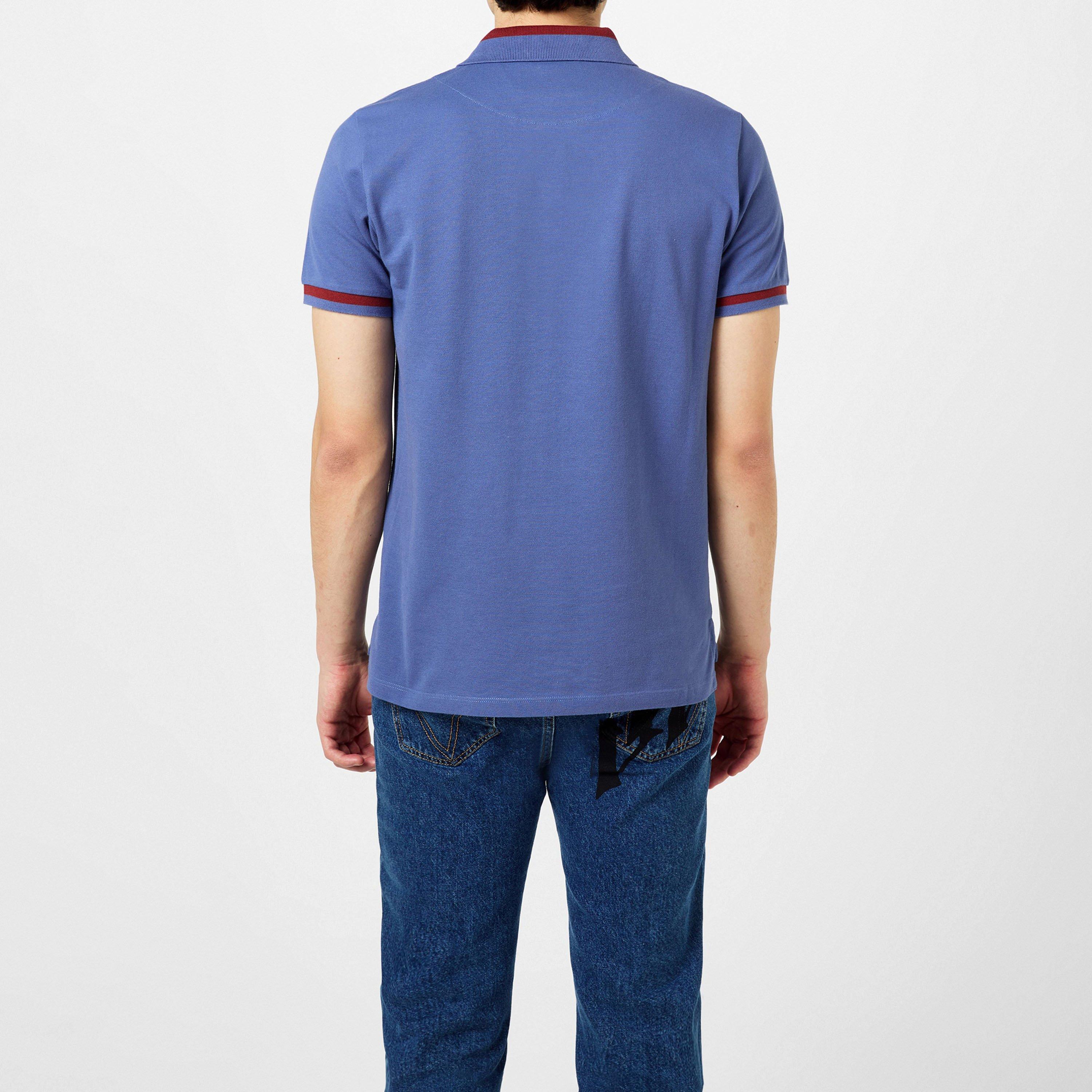 Dust Blue - Vivienne Westwood - Classic Tipped Polo Top - 3
