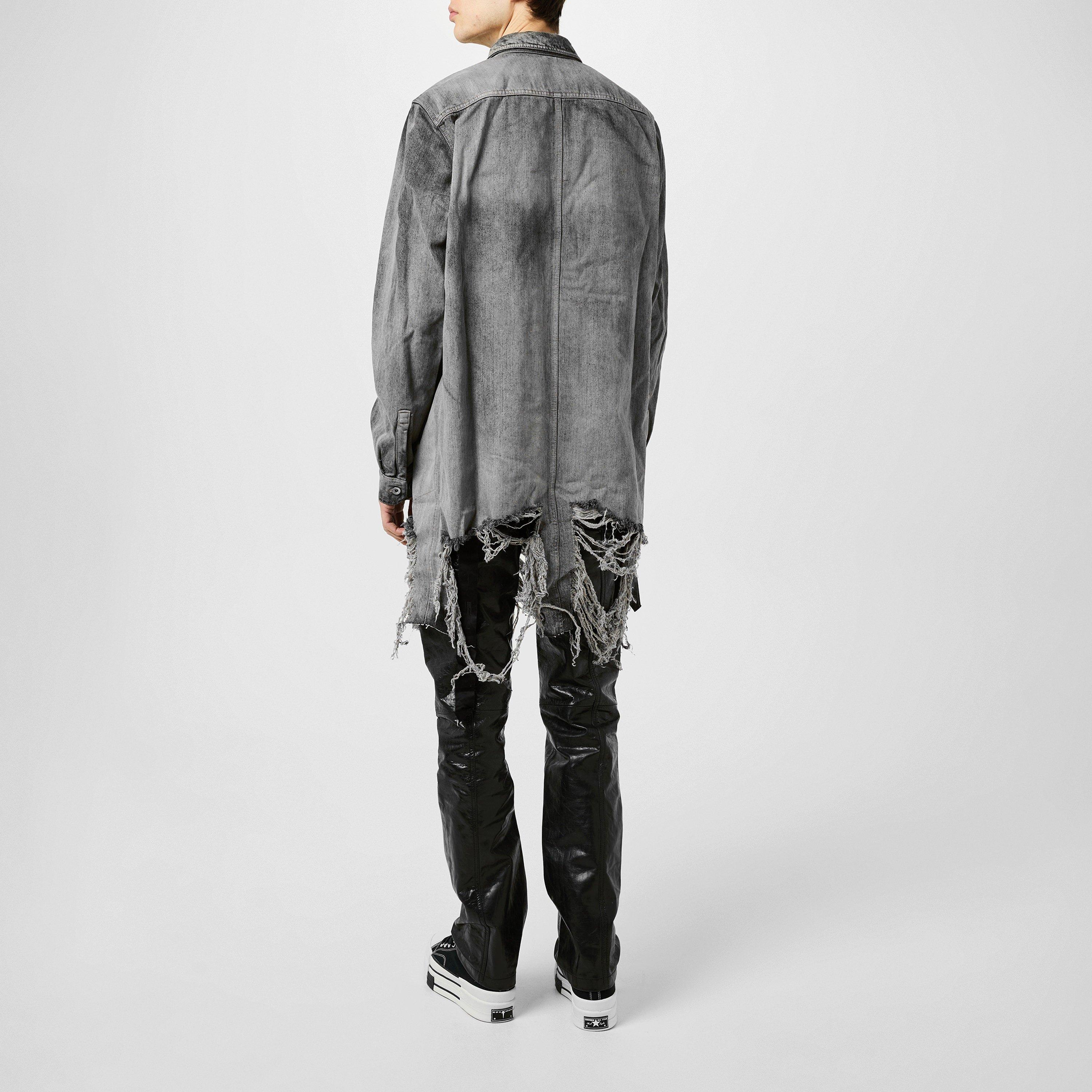 Brown 58 - Rick Owens - Fringed Overshirt - 3