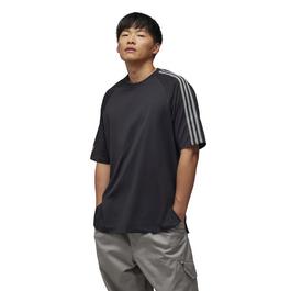 Y3 3 Stripe T Shirt