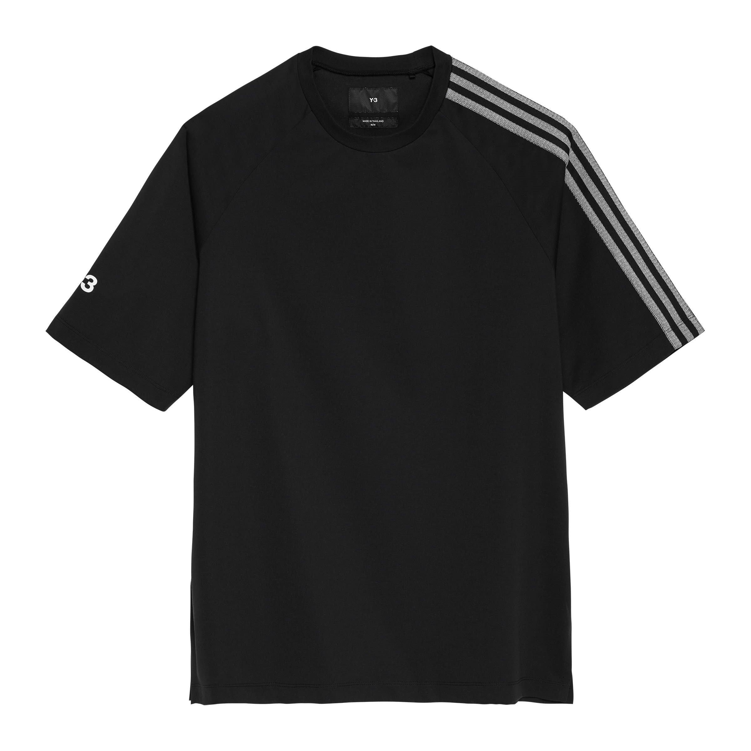 Y3 3-Stripe T-Shirt Regular Fit T-Shirts Cruise Fashion
