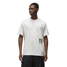 Y3 Fade Logo T Shirt